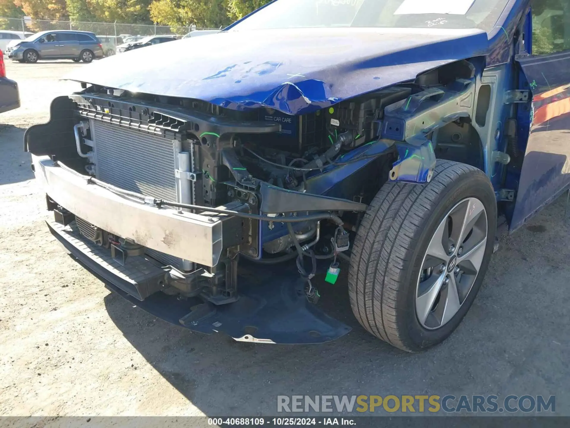 6 fotografías del automóvil dañado KMHC75LH9KU036011 HYUNDAI IONIQ ELECTRIC 2019