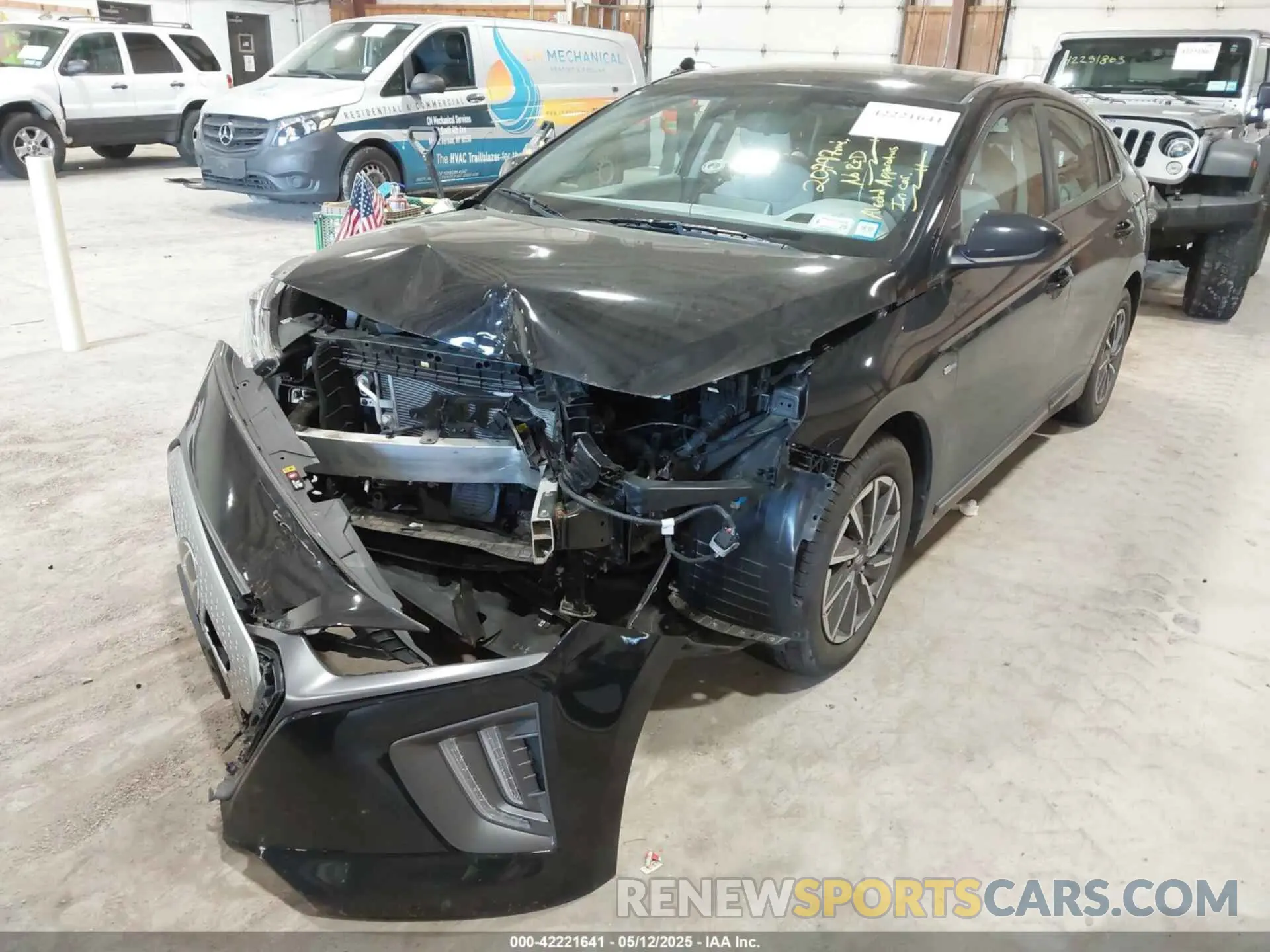 6 fotografías del automóvil dañado KMHC75LJ7LU076723 HYUNDAI IONIQ ELECTRIC 2020