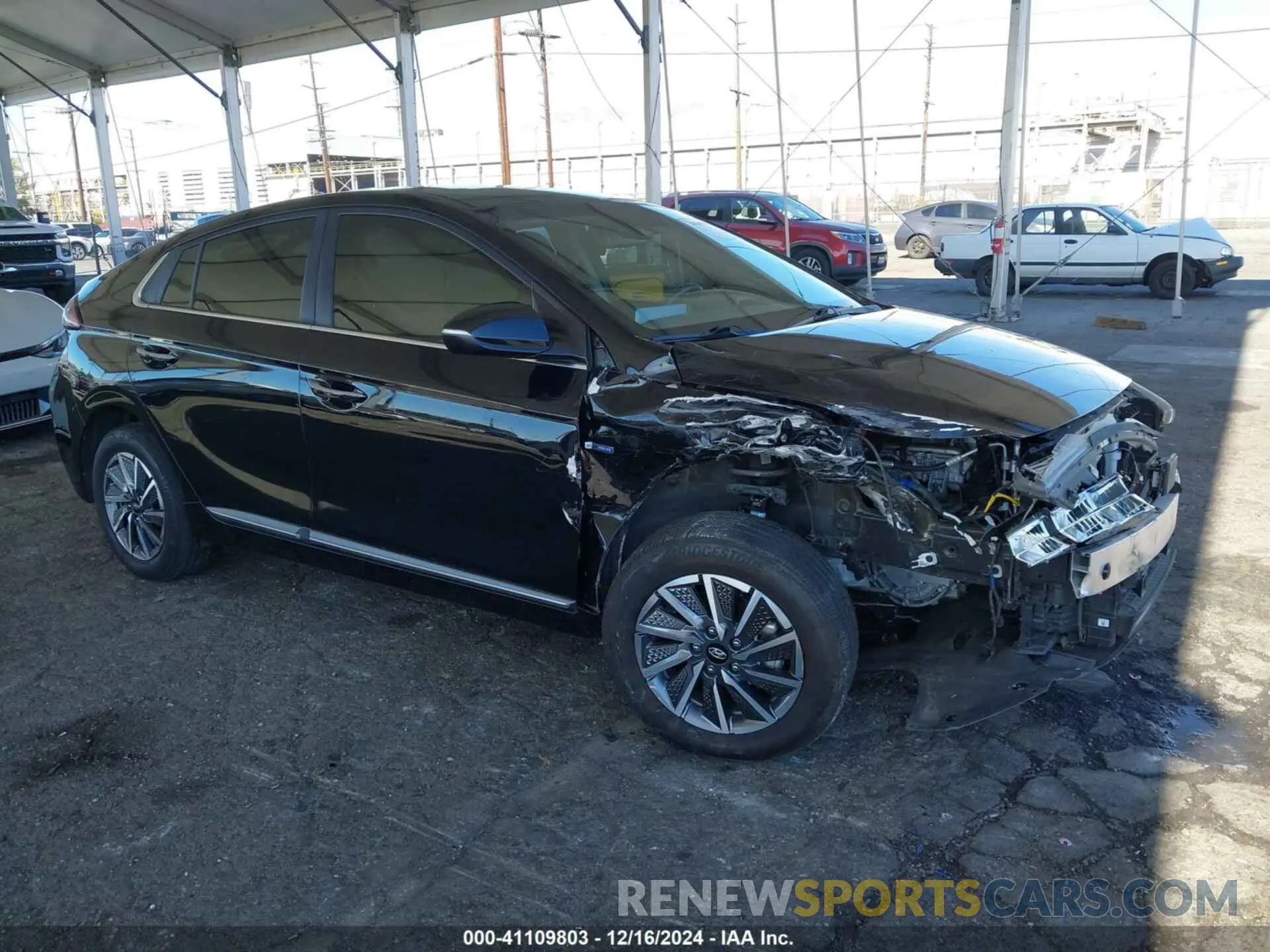 1 fotografías del automóvil dañado KMHC85LJ1LU063334 HYUNDAI IONIQ ELECTRIC 2020