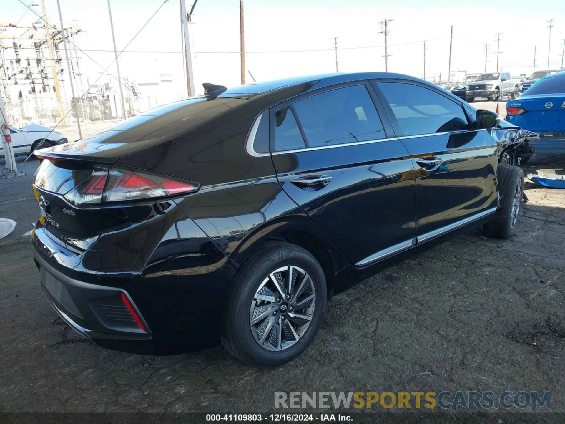 4 fotografías del automóvil dañado KMHC85LJ1LU063334 HYUNDAI IONIQ ELECTRIC 2020