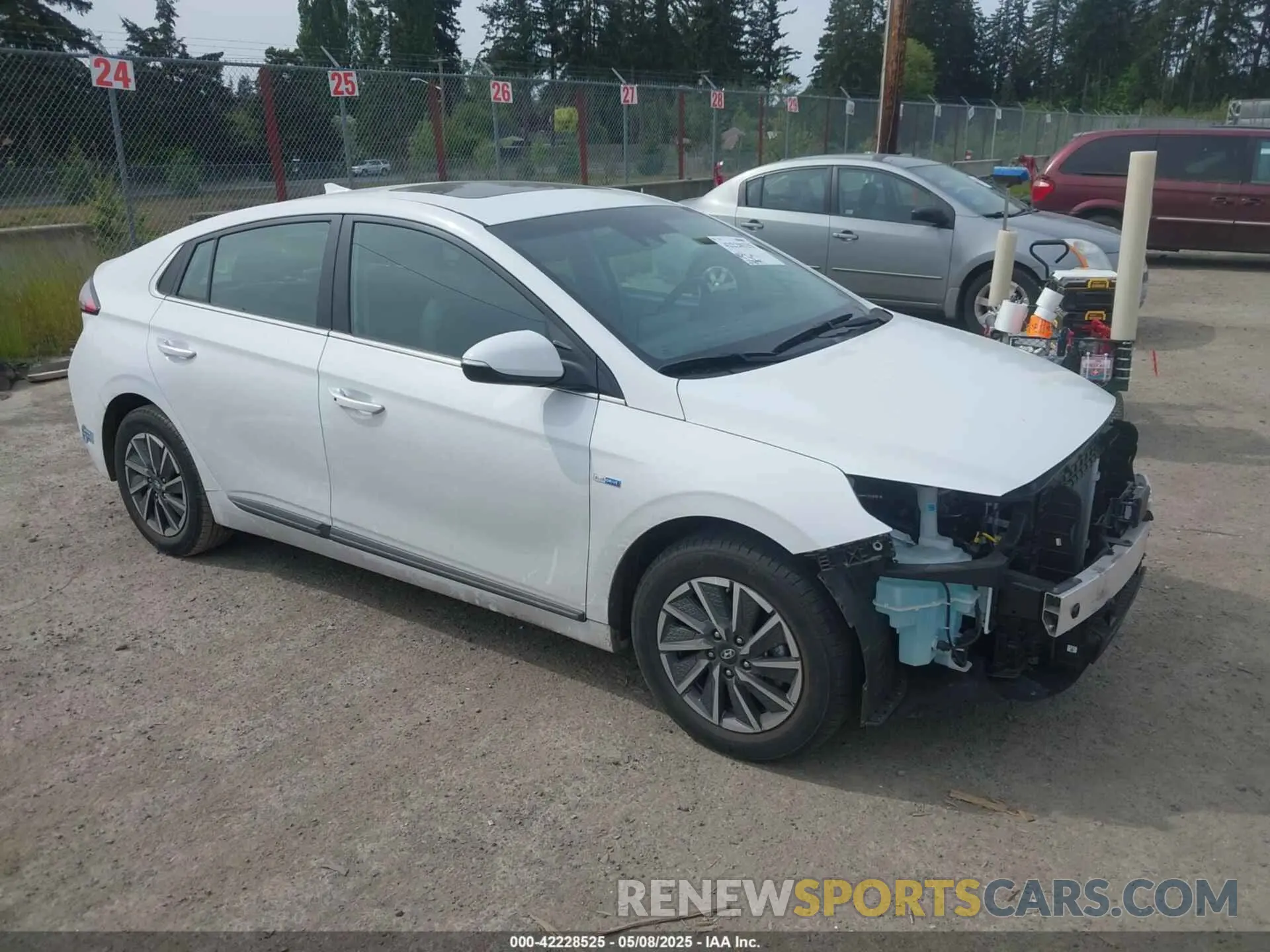 1 fotografías del automóvil dañado KMHC85LJ6LU063460 HYUNDAI IONIQ ELECTRIC 2020