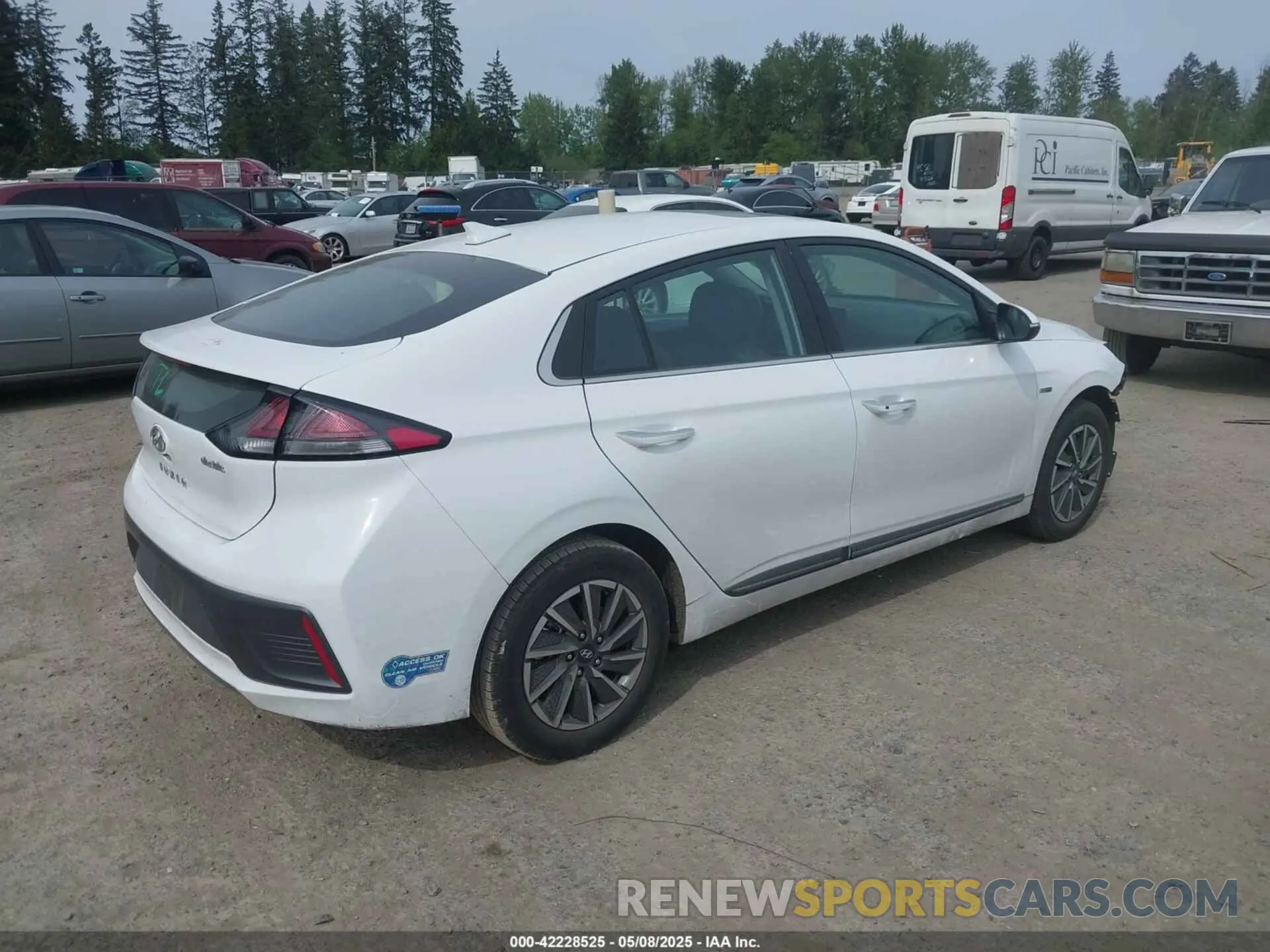 4 fotografías del automóvil dañado KMHC85LJ6LU063460 HYUNDAI IONIQ ELECTRIC 2020