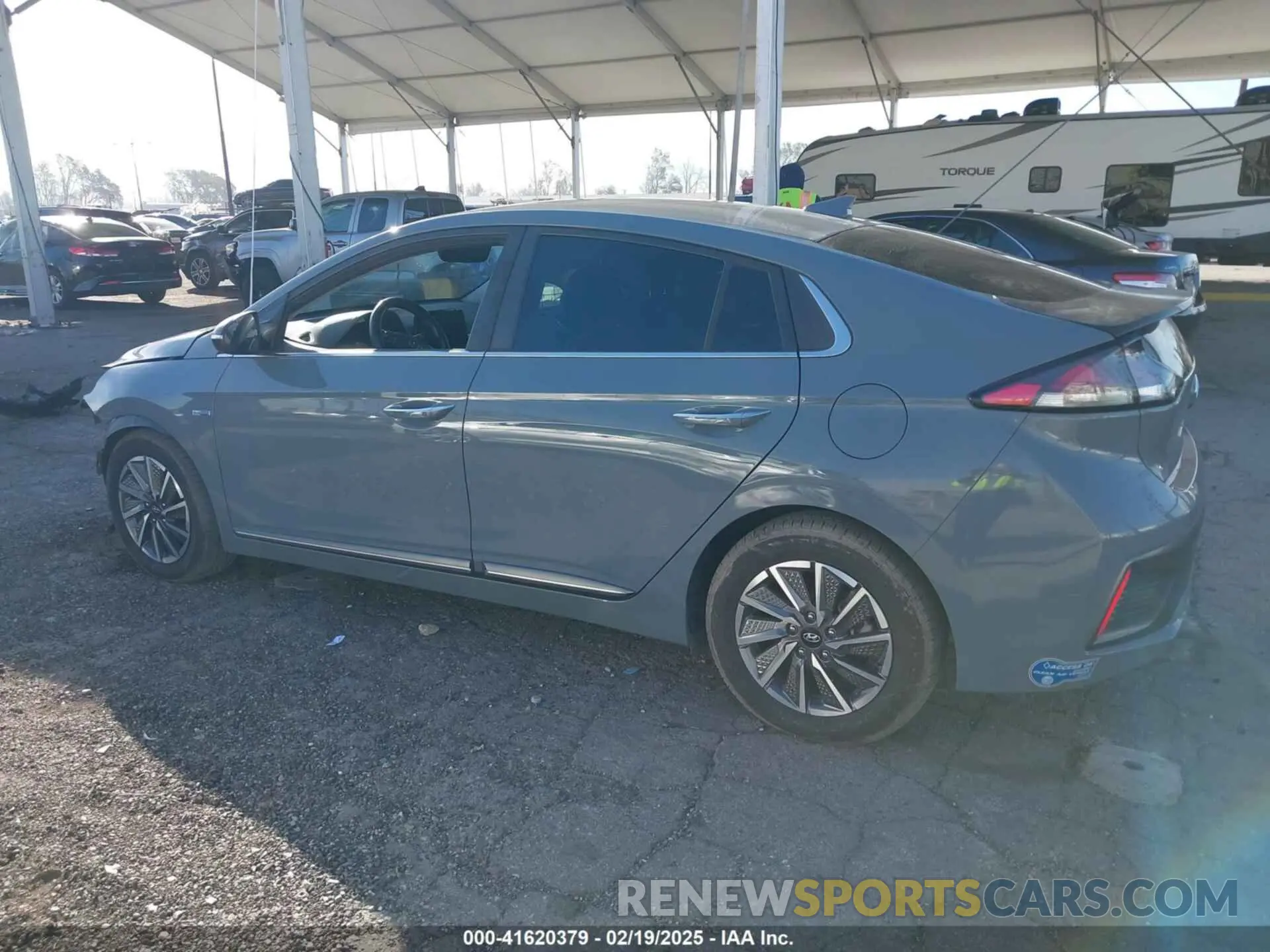 15 fotografías del automóvil dañado KMHC85LJ9LU071908 HYUNDAI IONIQ ELECTRIC 2020