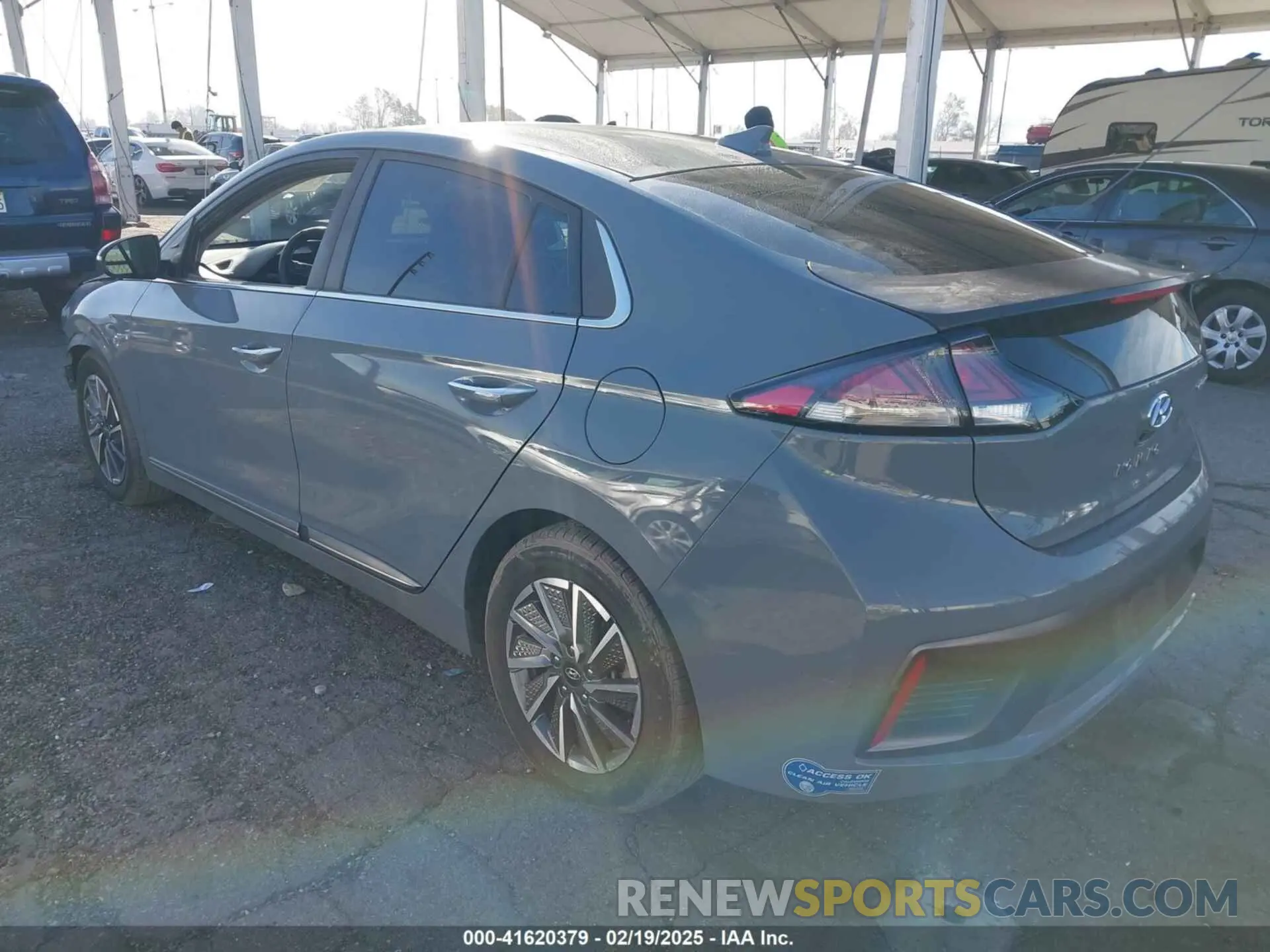 3 fotografías del automóvil dañado KMHC85LJ9LU071908 HYUNDAI IONIQ ELECTRIC 2020