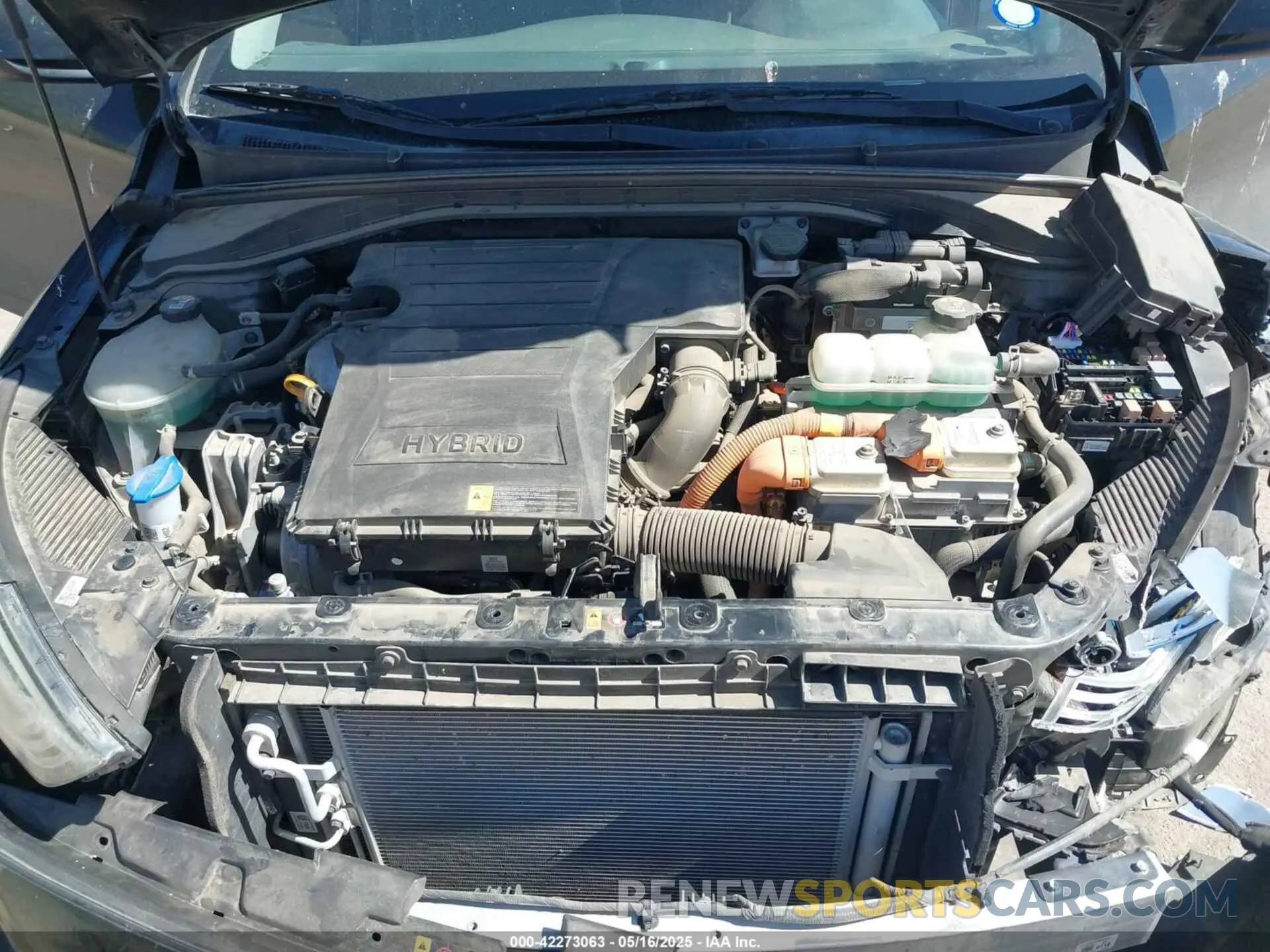 10 fotografías del automóvil dañado KMHC65LC0KU175841 HYUNDAI IONIQ HYBRID 2019