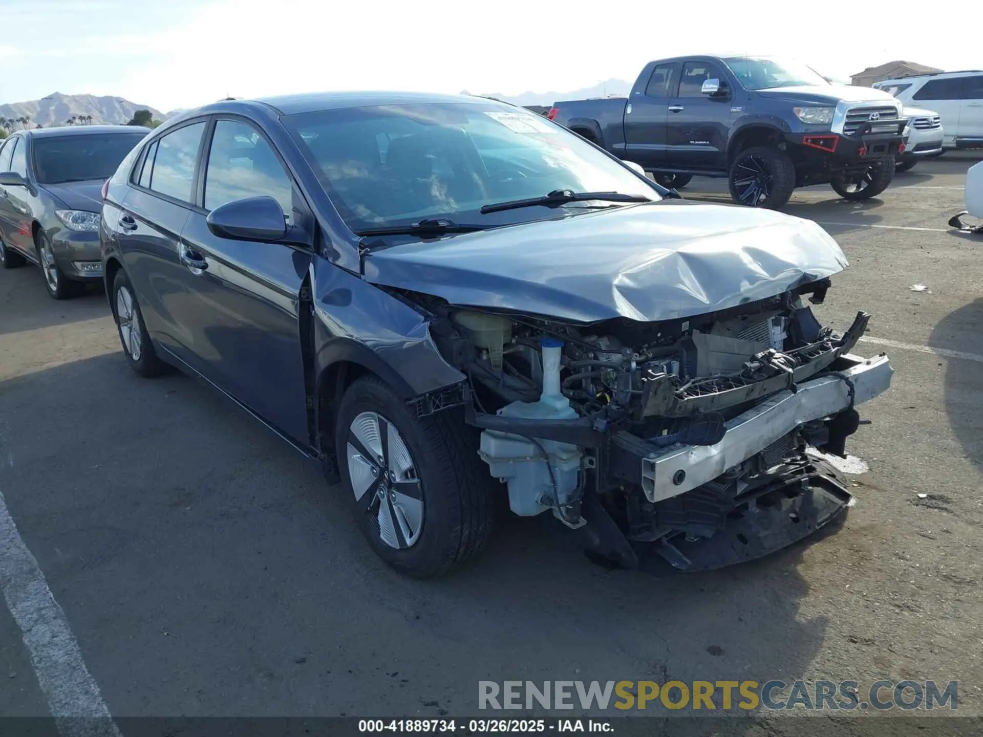 1 fotografías del automóvil dañado KMHC65LC1KU174214 HYUNDAI IONIQ HYBRID 2019