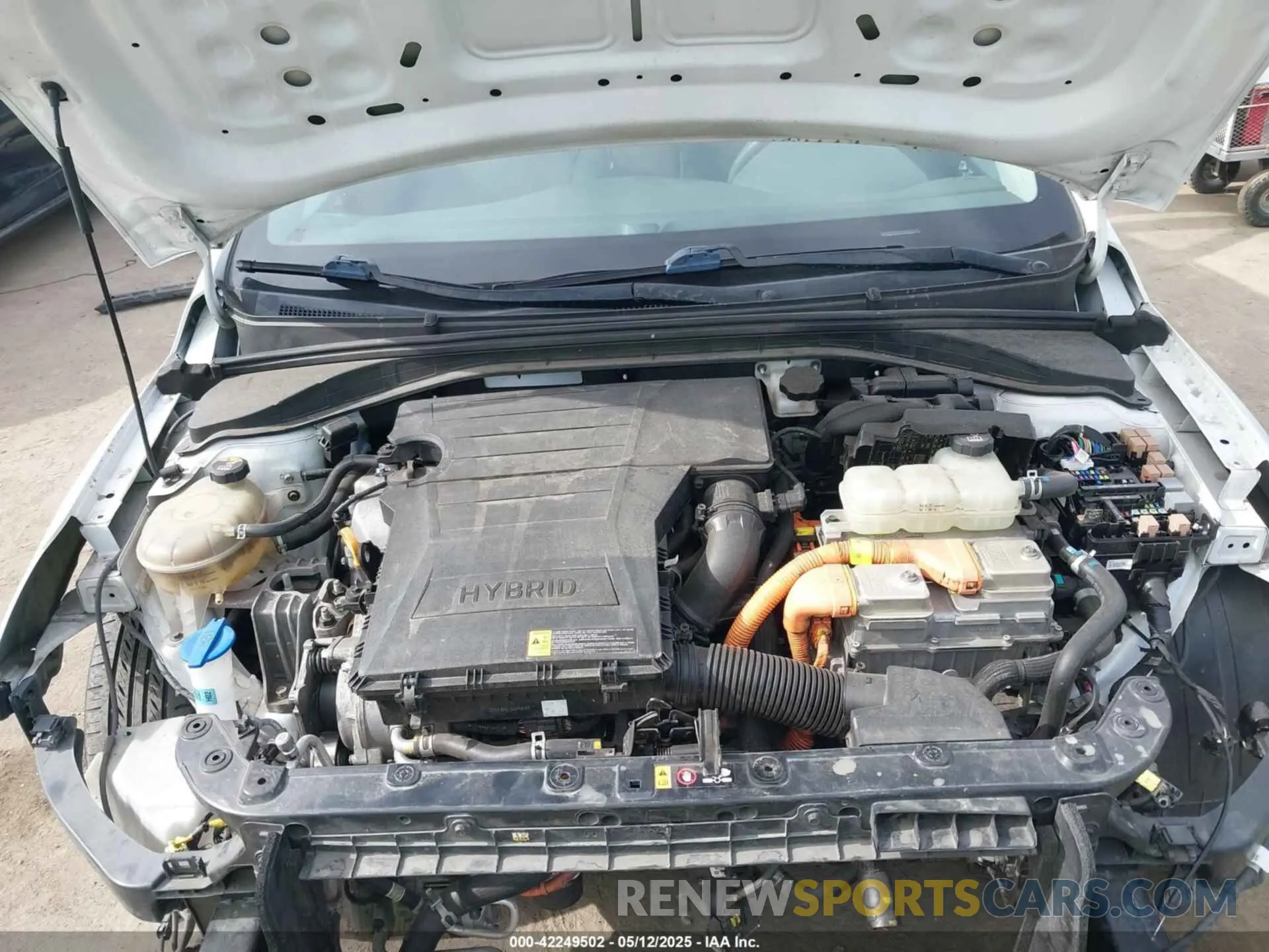 10 fotografías del automóvil dañado KMHC65LC3KU179902 HYUNDAI IONIQ HYBRID 2019
