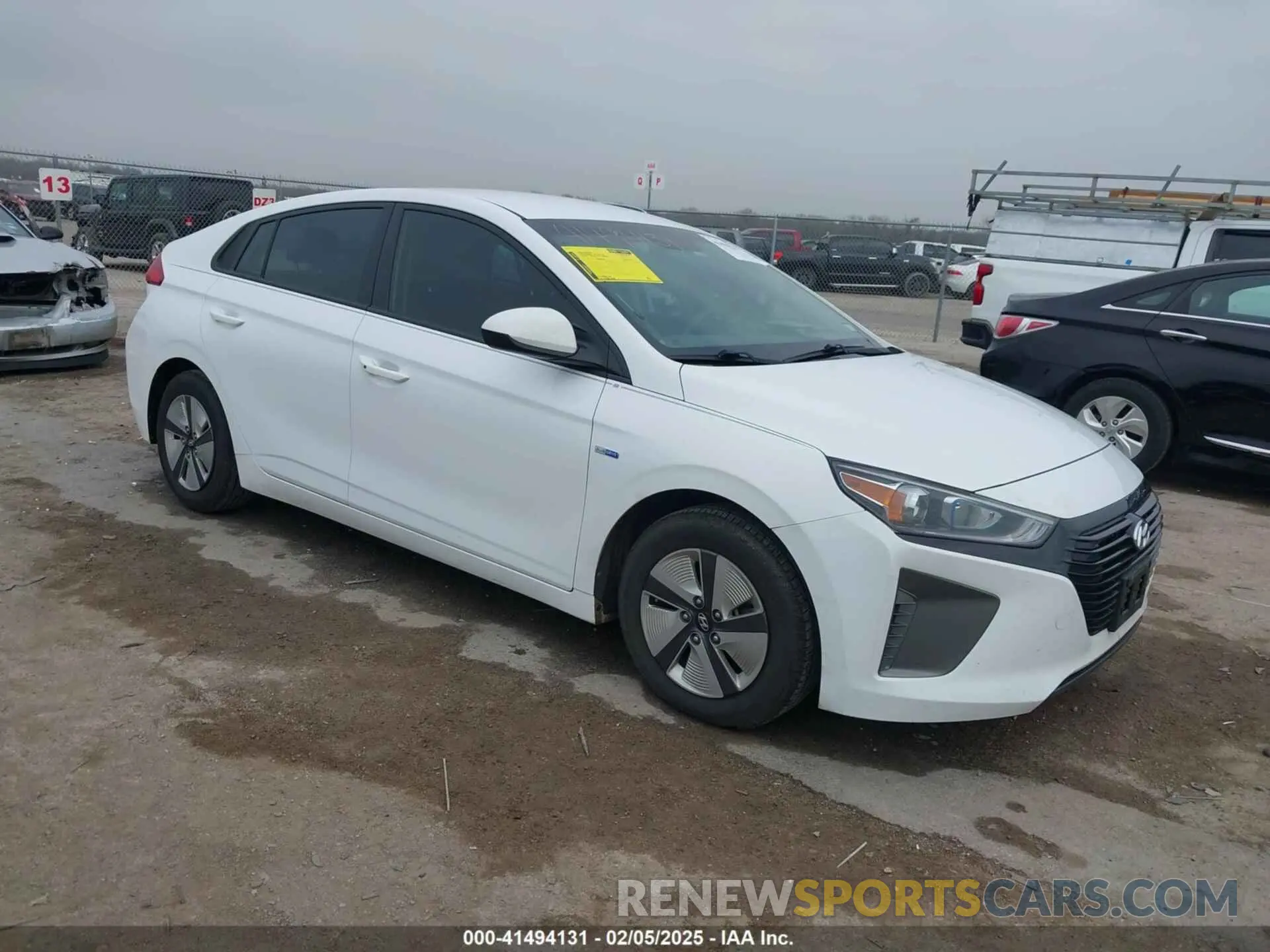 1 fotografías del automóvil dañado KMHC65LC6KU111920 HYUNDAI IONIQ HYBRID 2019
