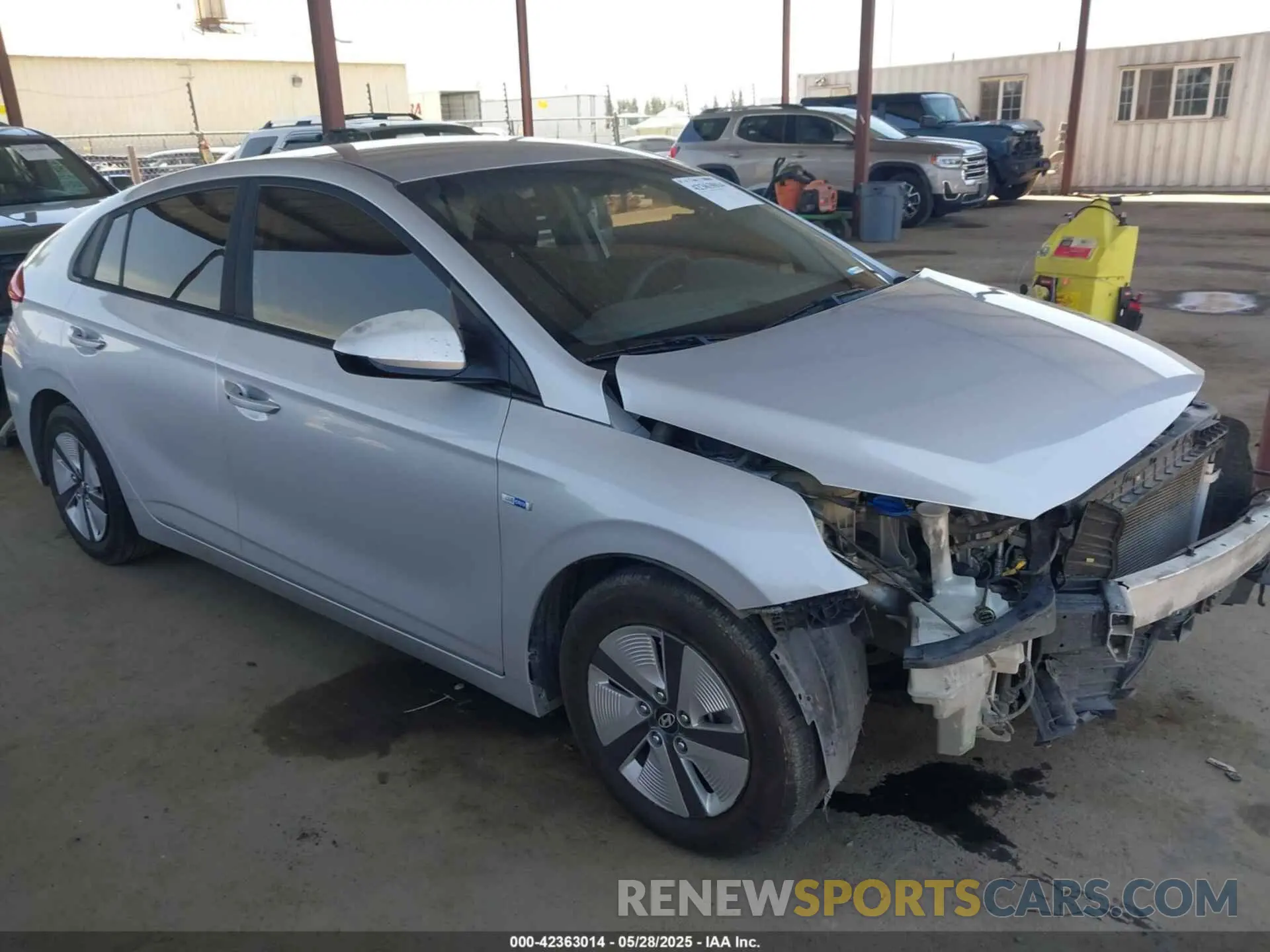 1 fotografías del automóvil dañado KMHC65LC6KU124652 HYUNDAI IONIQ HYBRID 2019