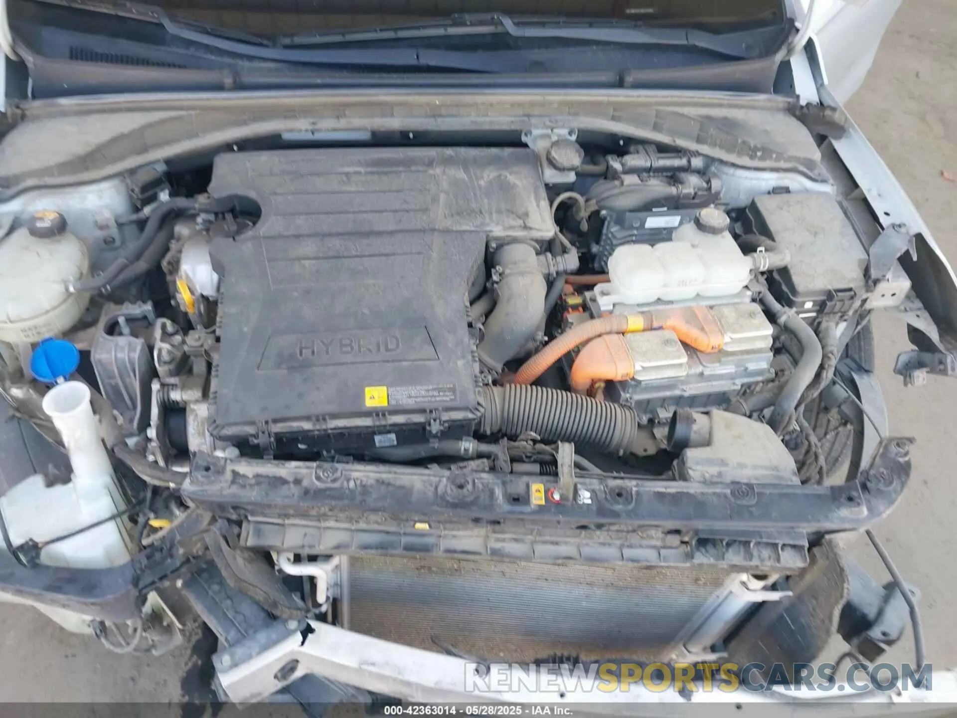 10 fotografías del automóvil dañado KMHC65LC6KU124652 HYUNDAI IONIQ HYBRID 2019