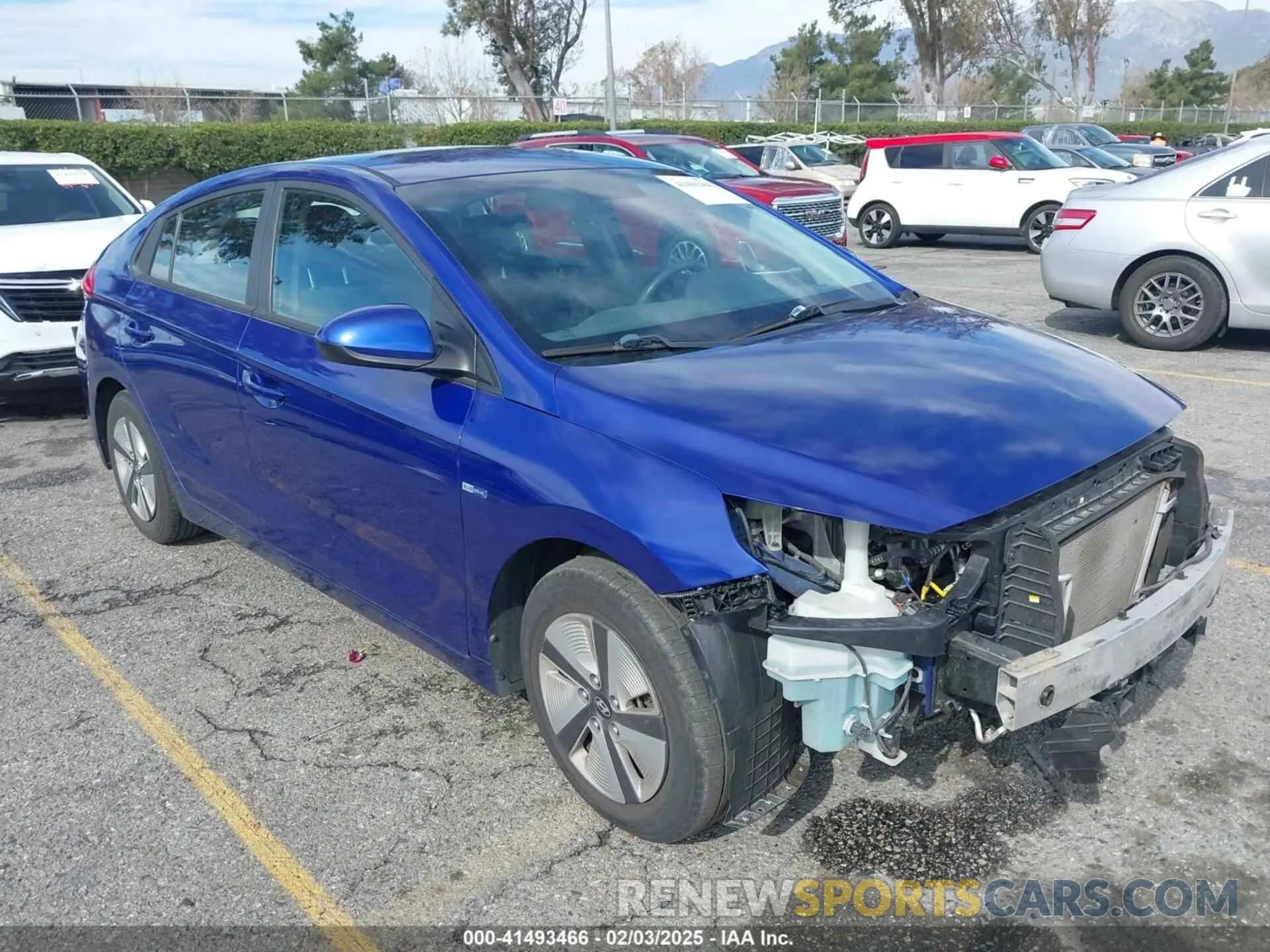 1 fotografías del automóvil dañado KMHC65LC7KU145204 HYUNDAI IONIQ HYBRID 2019