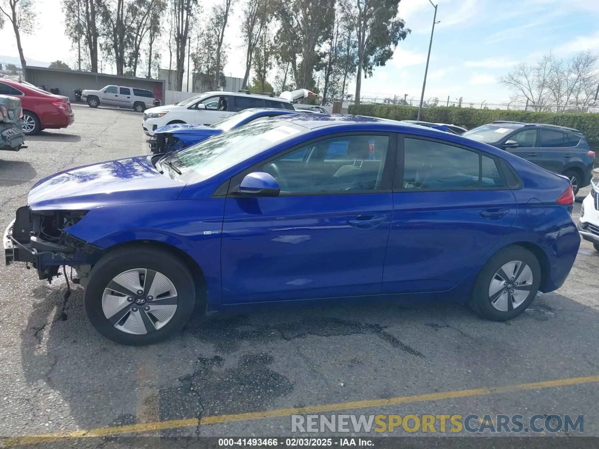 15 fotografías del automóvil dañado KMHC65LC7KU145204 HYUNDAI IONIQ HYBRID 2019
