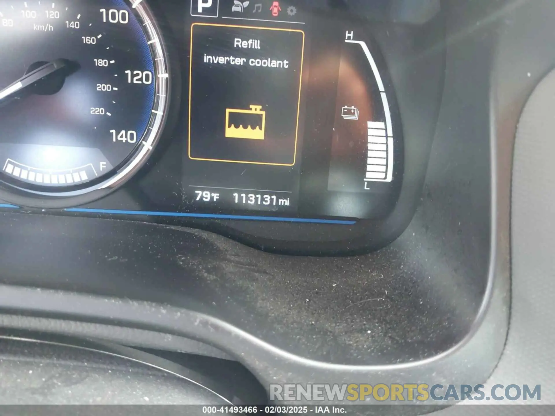 16 fotografías del automóvil dañado KMHC65LC7KU145204 HYUNDAI IONIQ HYBRID 2019