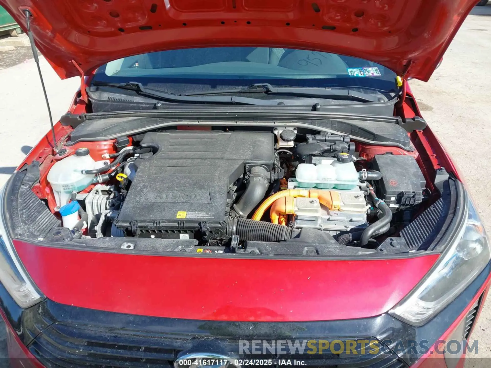 10 fotografías del automóvil dañado KMHC65LC8KU119579 HYUNDAI IONIQ HYBRID 2019