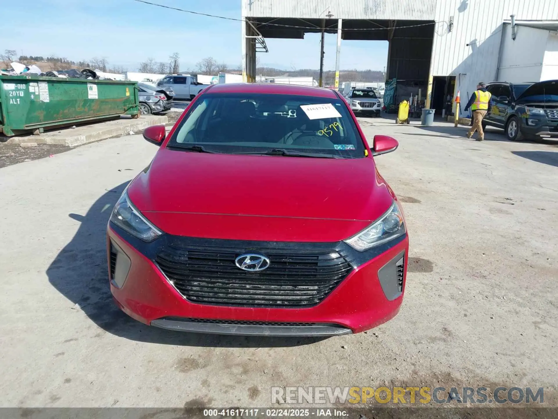 12 fotografías del automóvil dañado KMHC65LC8KU119579 HYUNDAI IONIQ HYBRID 2019