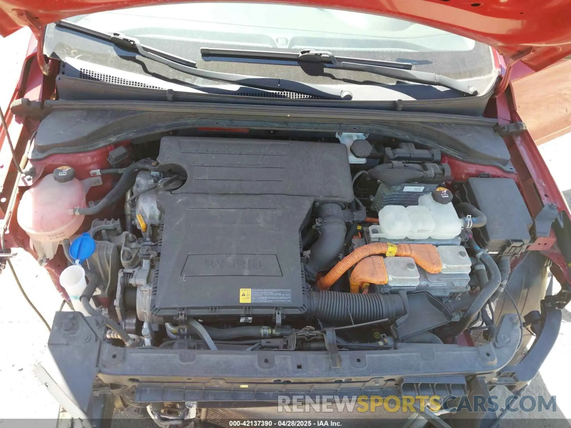 10 fotografías del automóvil dañado KMHC65LCXKU179508 HYUNDAI IONIQ HYBRID 2019