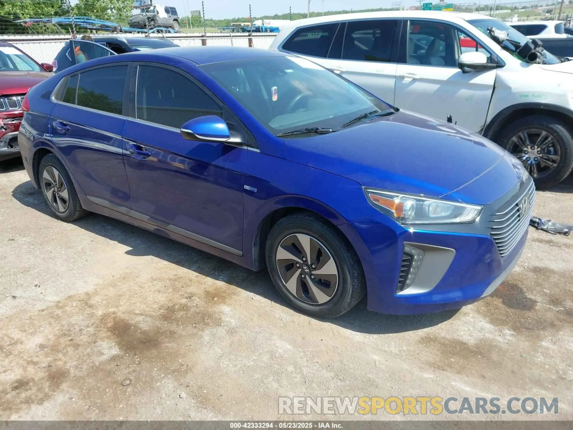1 fotografías del automóvil dañado KMHC75LC1KU117153 HYUNDAI IONIQ HYBRID 2019