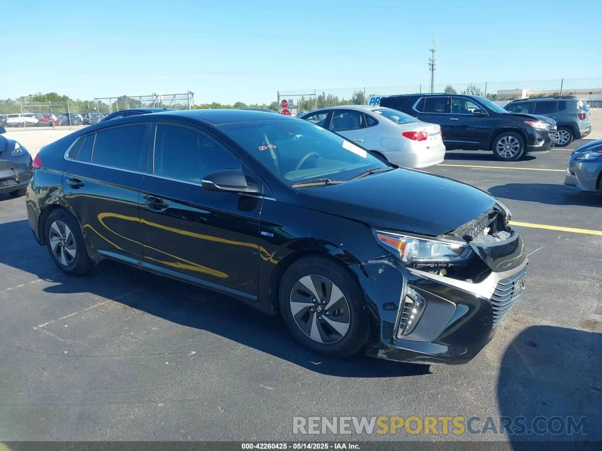 1 fotografías del automóvil dañado KMHC75LC3KU105621 HYUNDAI IONIQ HYBRID 2019