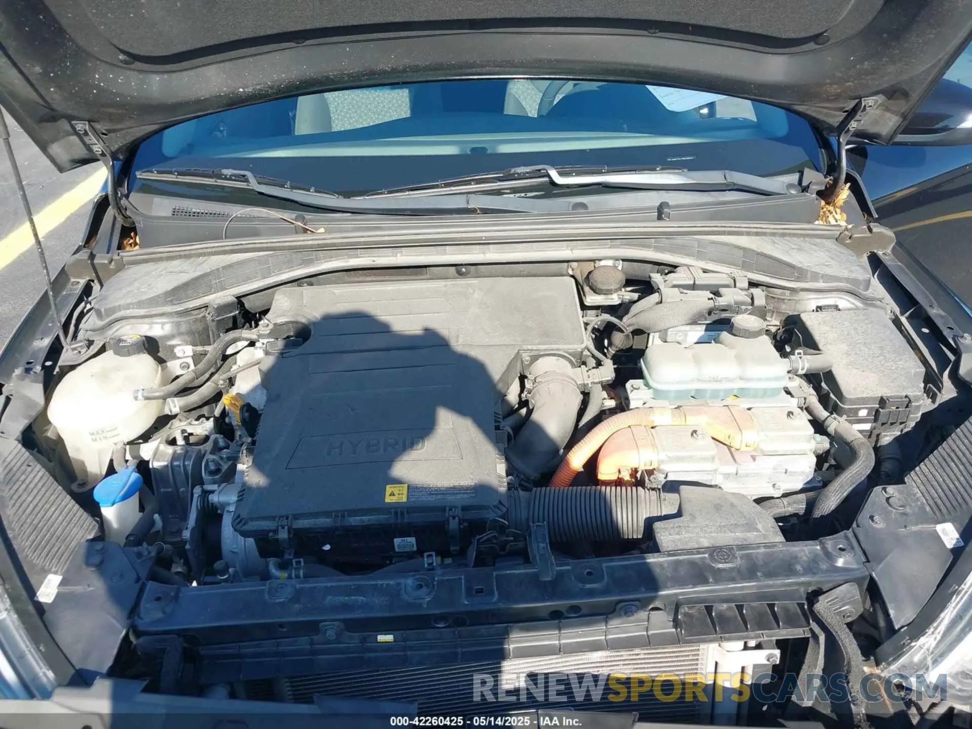 10 fotografías del automóvil dañado KMHC75LC3KU105621 HYUNDAI IONIQ HYBRID 2019