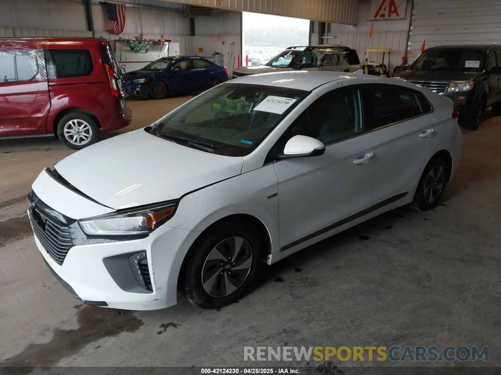 2 fotografías del automóvil dañado KMHC75LC5KU111145 HYUNDAI IONIQ HYBRID 2019