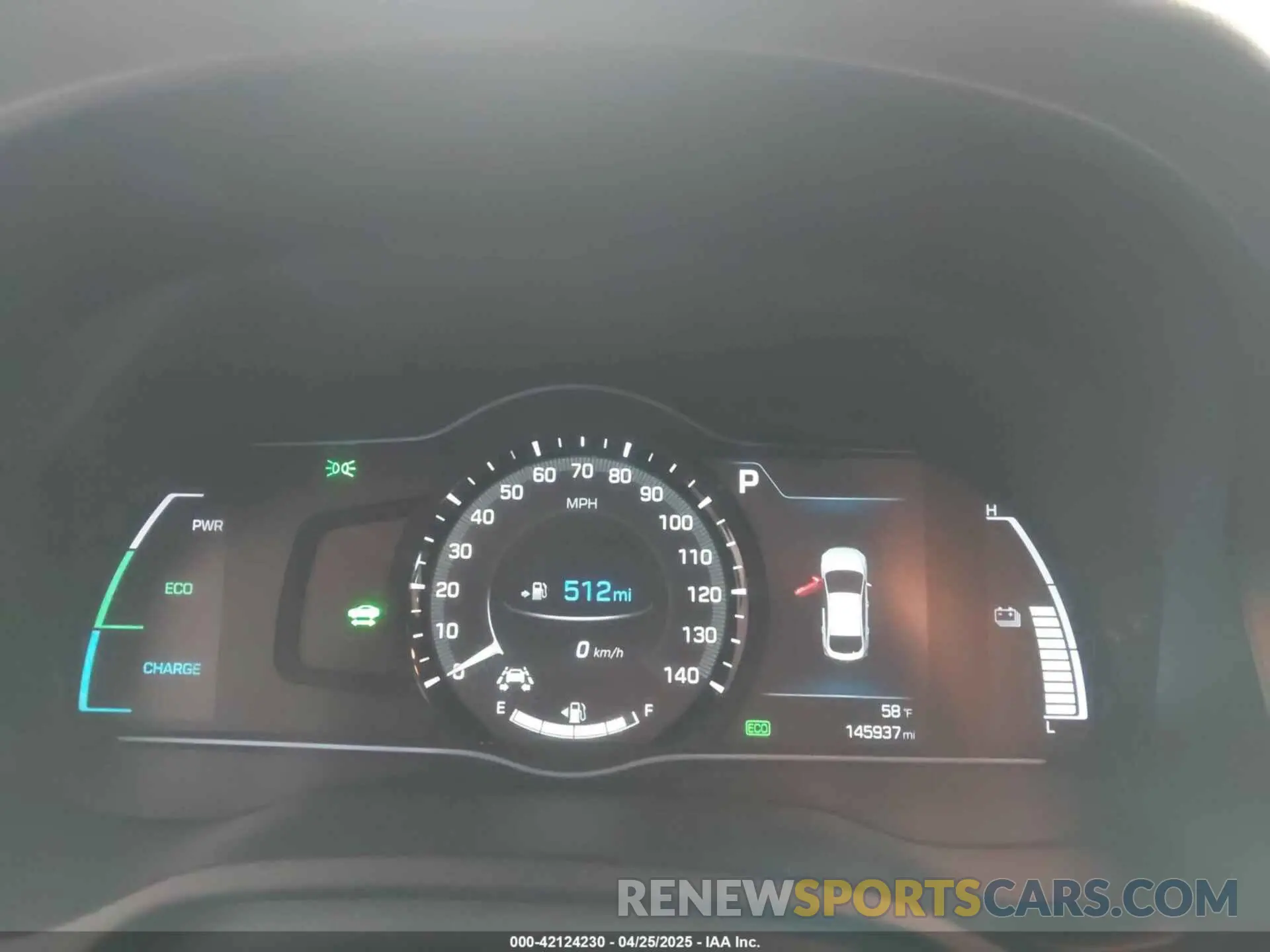 7 fotografías del automóvil dañado KMHC75LC5KU111145 HYUNDAI IONIQ HYBRID 2019