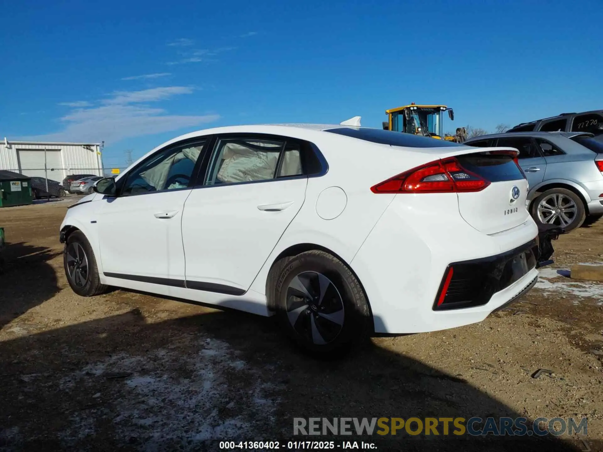 14 fotografías del automóvil dañado KMHC75LC9KU110967 HYUNDAI IONIQ HYBRID 2019