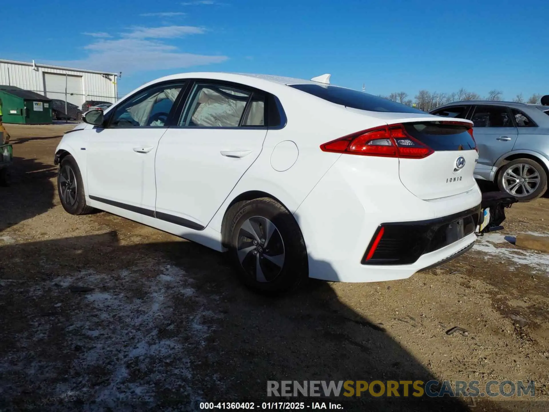 3 fotografías del automóvil dañado KMHC75LC9KU110967 HYUNDAI IONIQ HYBRID 2019