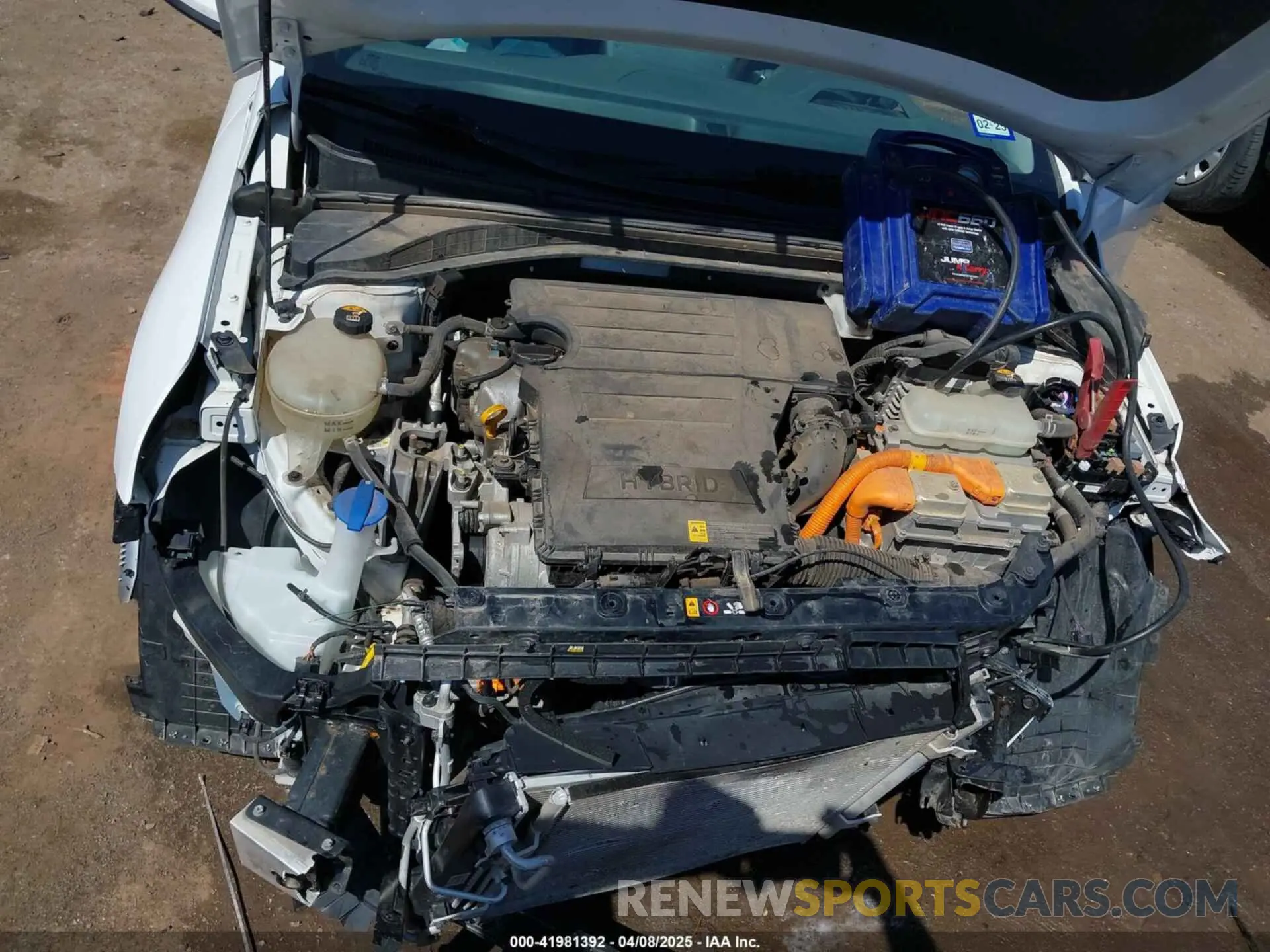 10 fotografías del automóvil dañado KMHC05LC5LU212353 HYUNDAI IONIQ HYBRID 2020