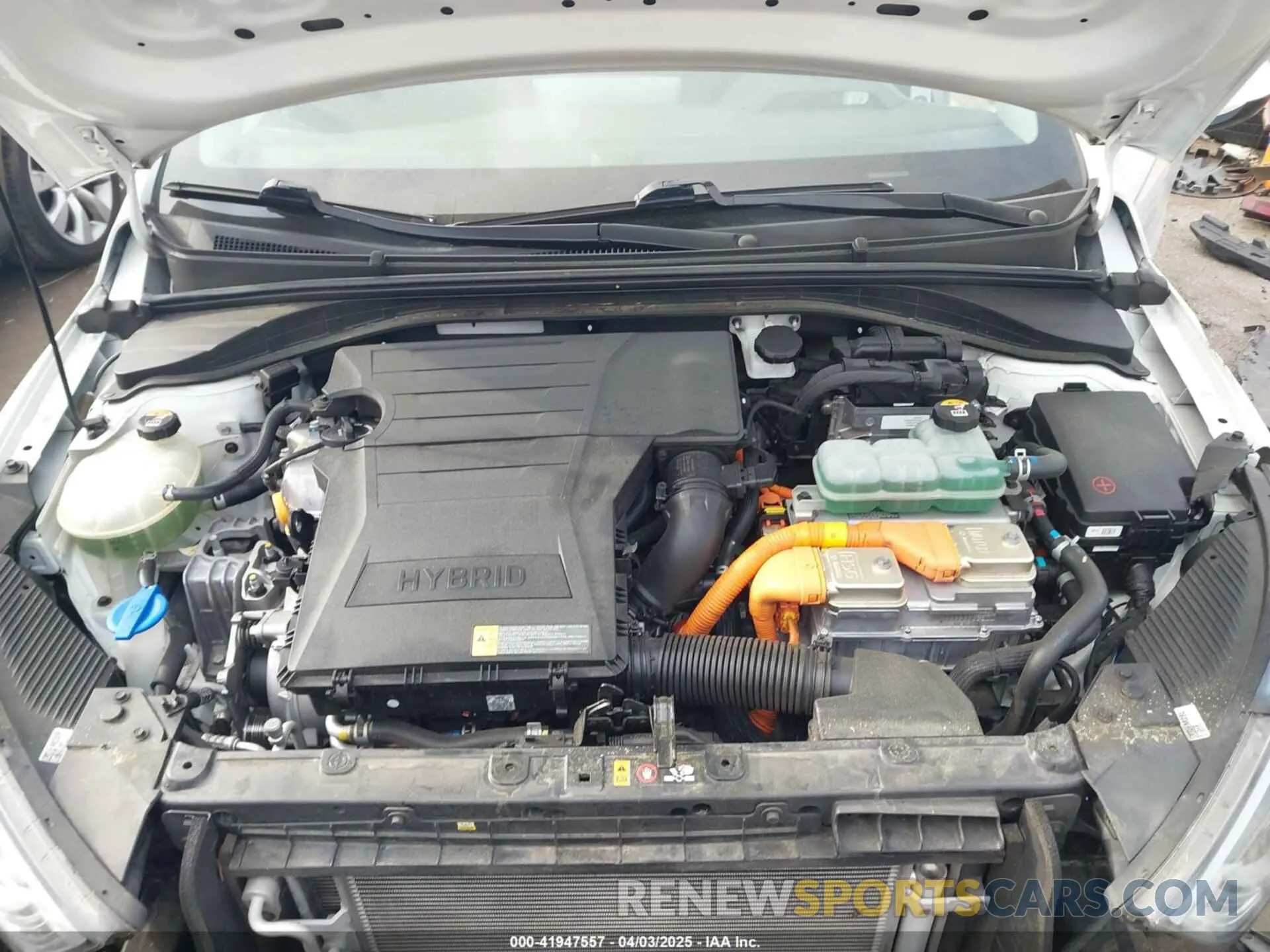 10 fotografías del automóvil dañado KMHC65LC4LU214190 HYUNDAI IONIQ HYBRID 2020