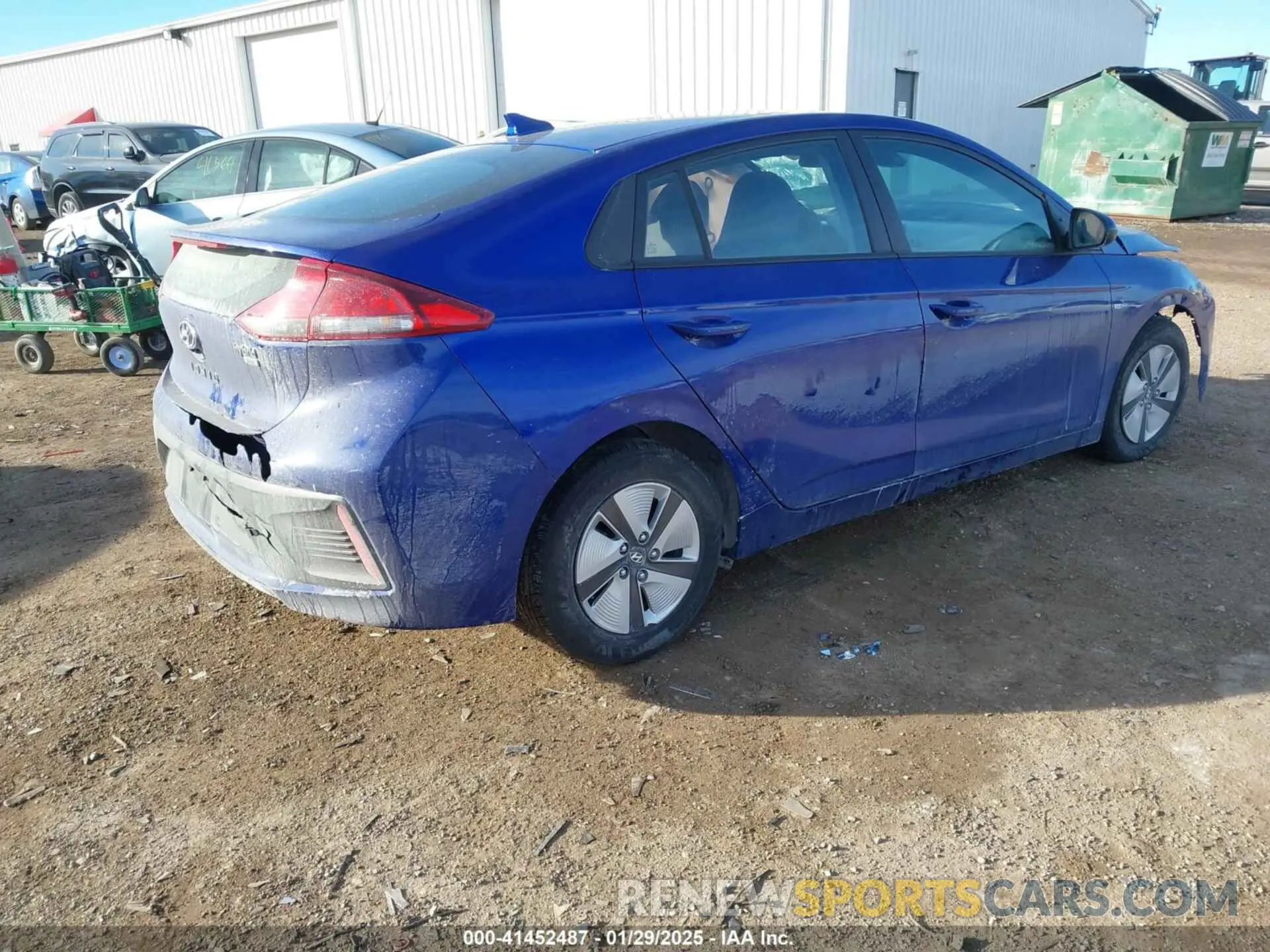 4 fotografías del automóvil dañado KMHC65LC4LU242801 HYUNDAI IONIQ HYBRID 2020