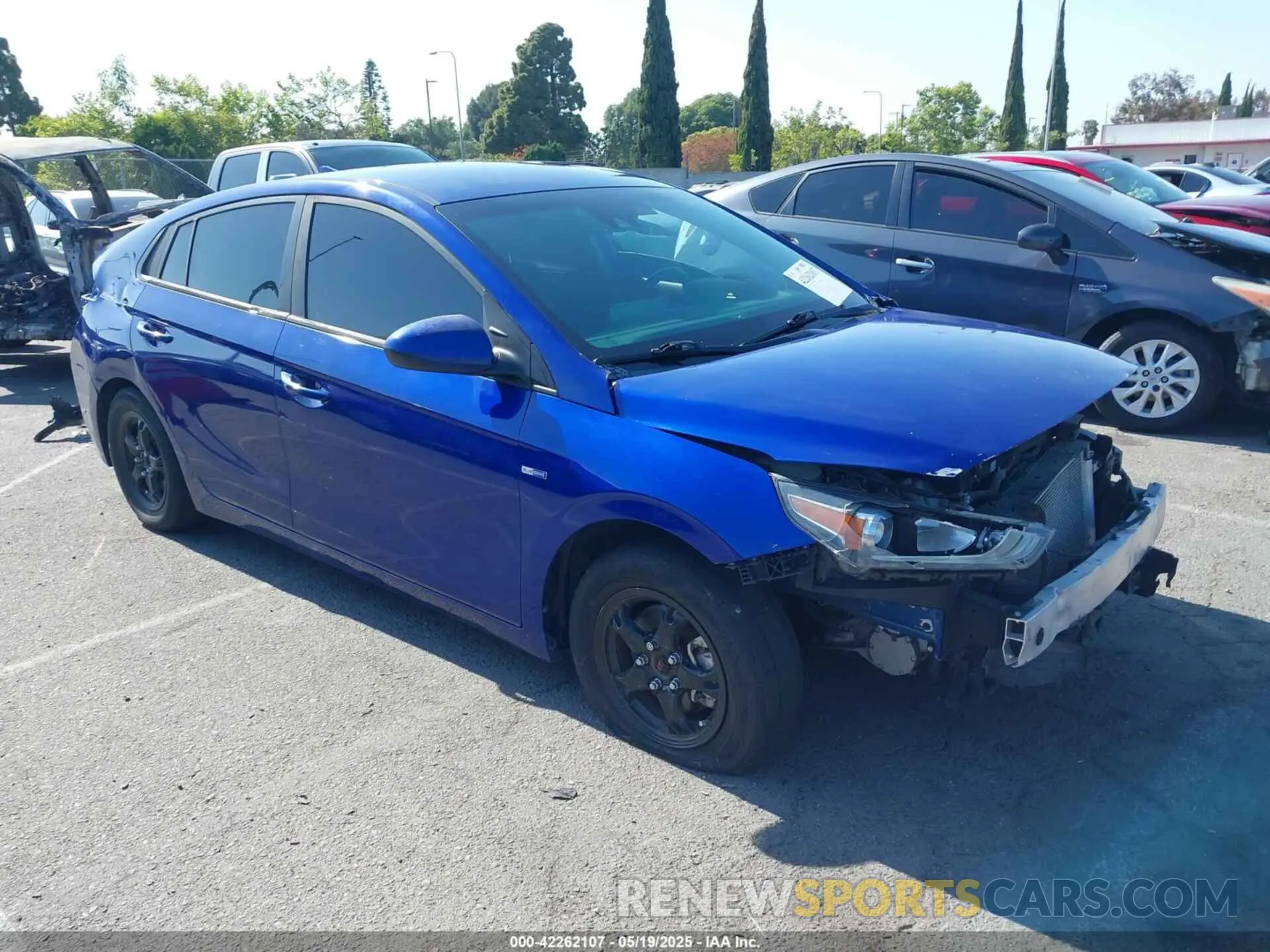1 fotografías del automóvil dañado KMHC65LC5LU226171 HYUNDAI IONIQ HYBRID 2020