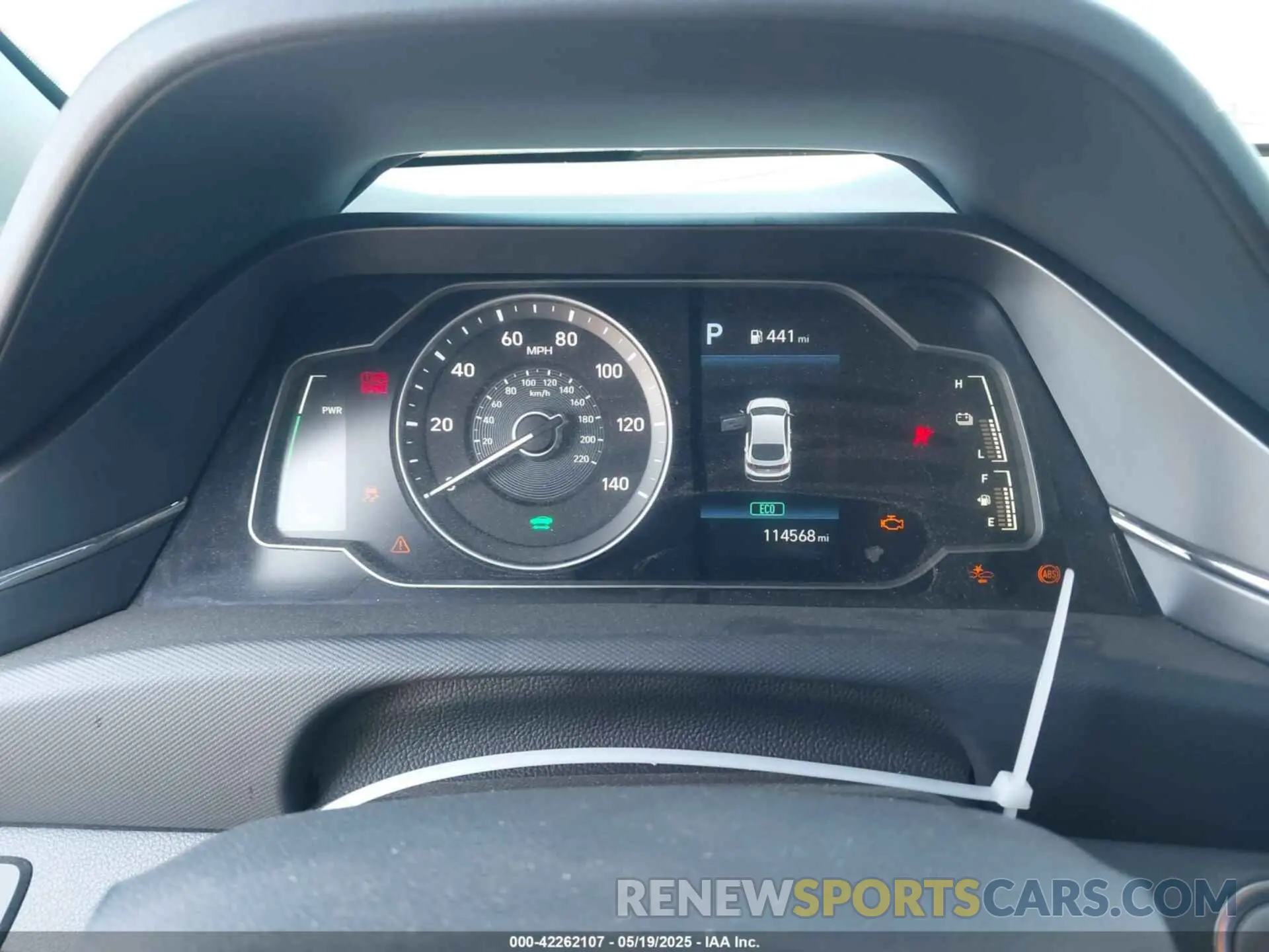 7 fotografías del automóvil dañado KMHC65LC5LU226171 HYUNDAI IONIQ HYBRID 2020