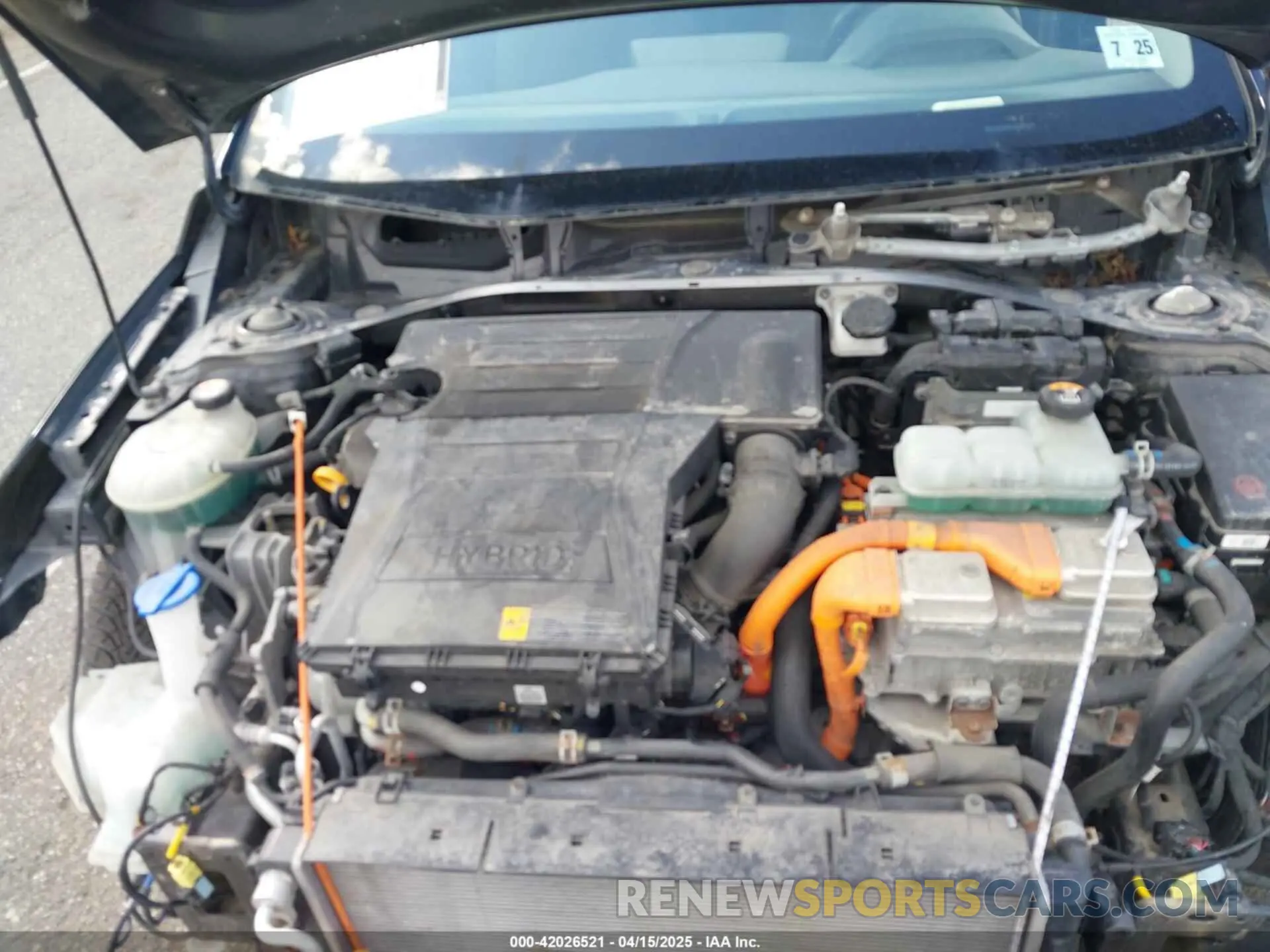 10 fotografías del automóvil dañado KMHC65LCXLU214579 HYUNDAI IONIQ HYBRID 2020