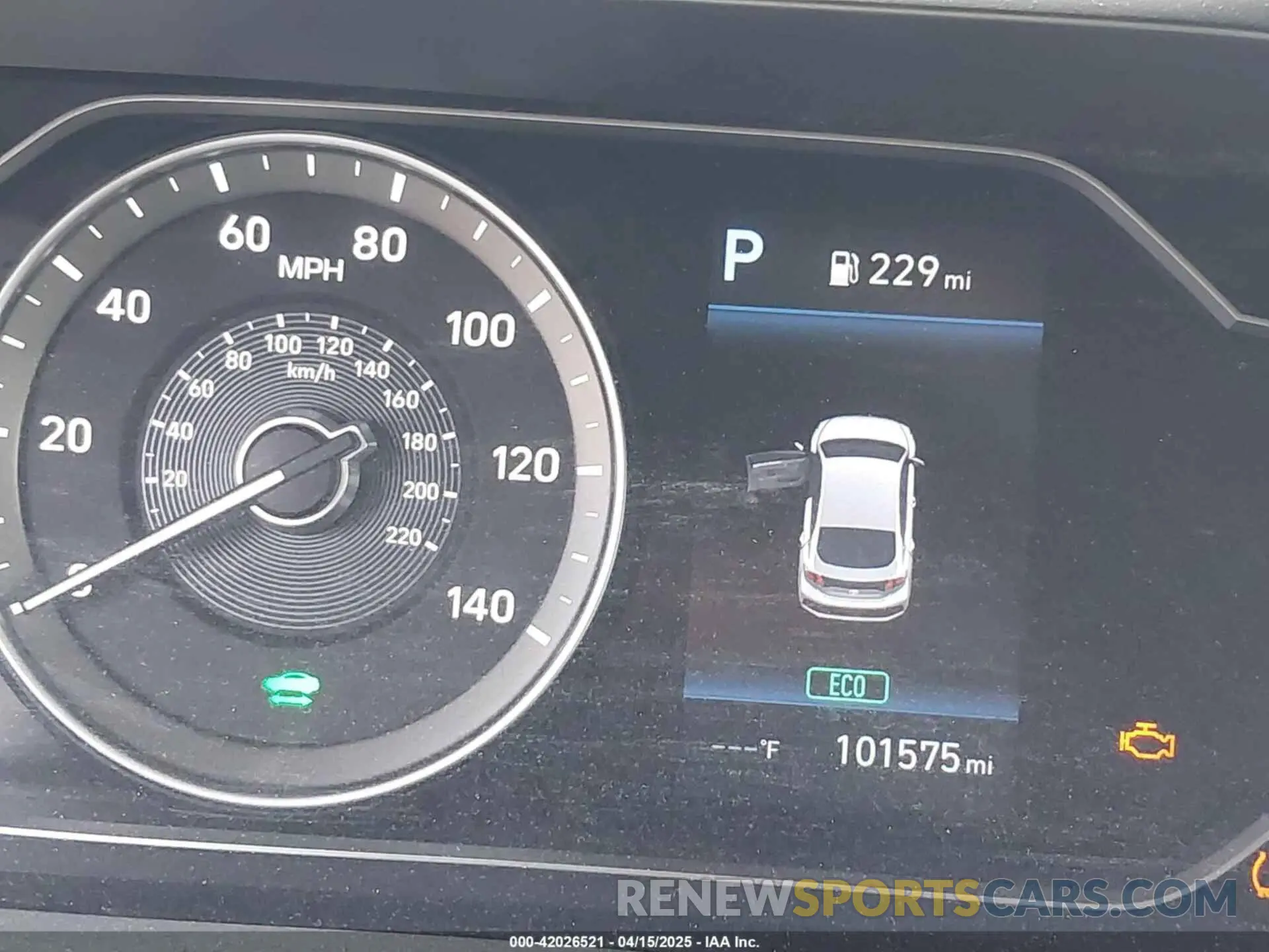 7 fotografías del automóvil dañado KMHC65LCXLU214579 HYUNDAI IONIQ HYBRID 2020