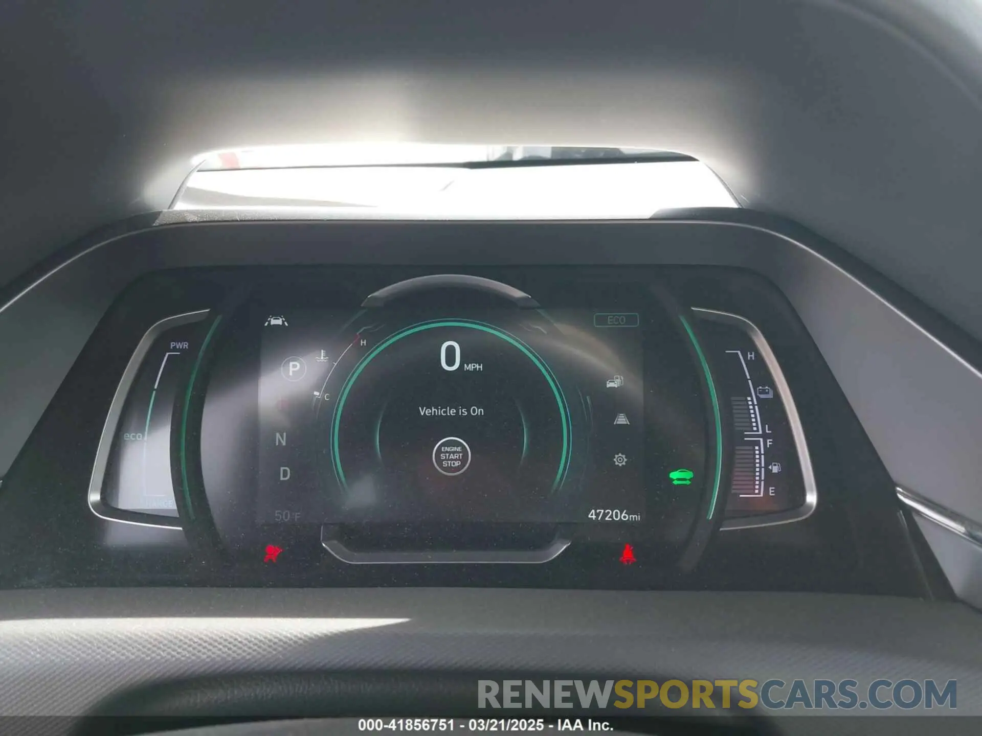 7 fotografías del automóvil dañado KMHC85LC4LU207699 HYUNDAI IONIQ HYBRID 2020