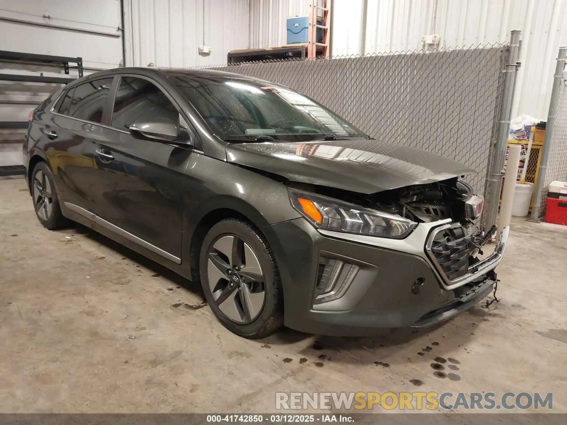 1 fotografías del automóvil dañado KMHC05LC0MU244905 HYUNDAI IONIQ HYBRID 2021