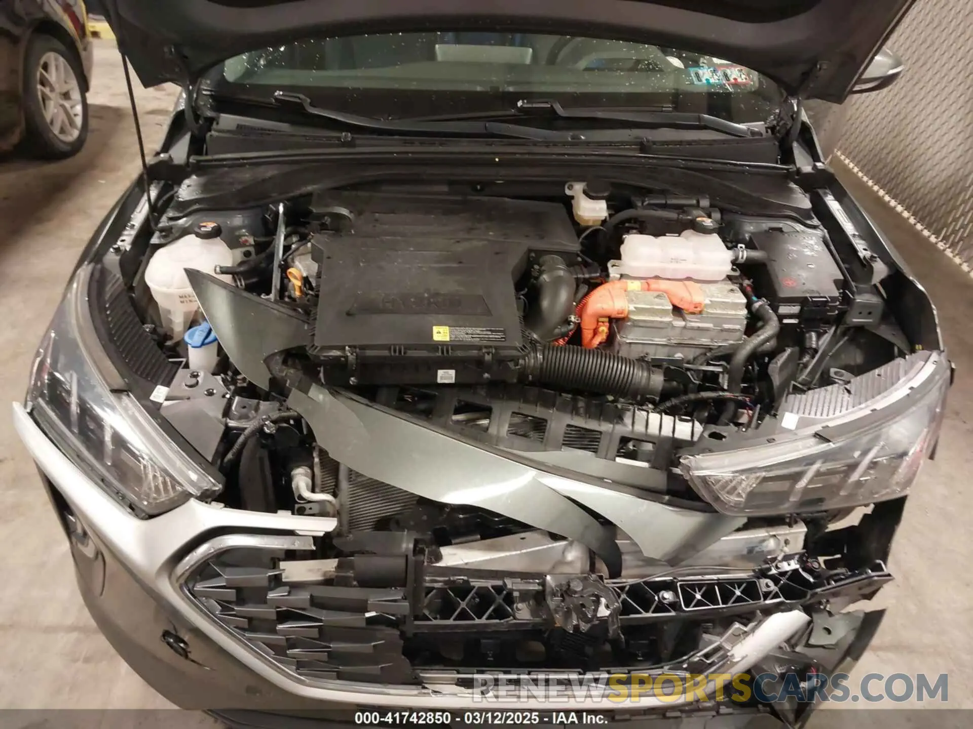 10 fotografías del automóvil dañado KMHC05LC0MU244905 HYUNDAI IONIQ HYBRID 2021