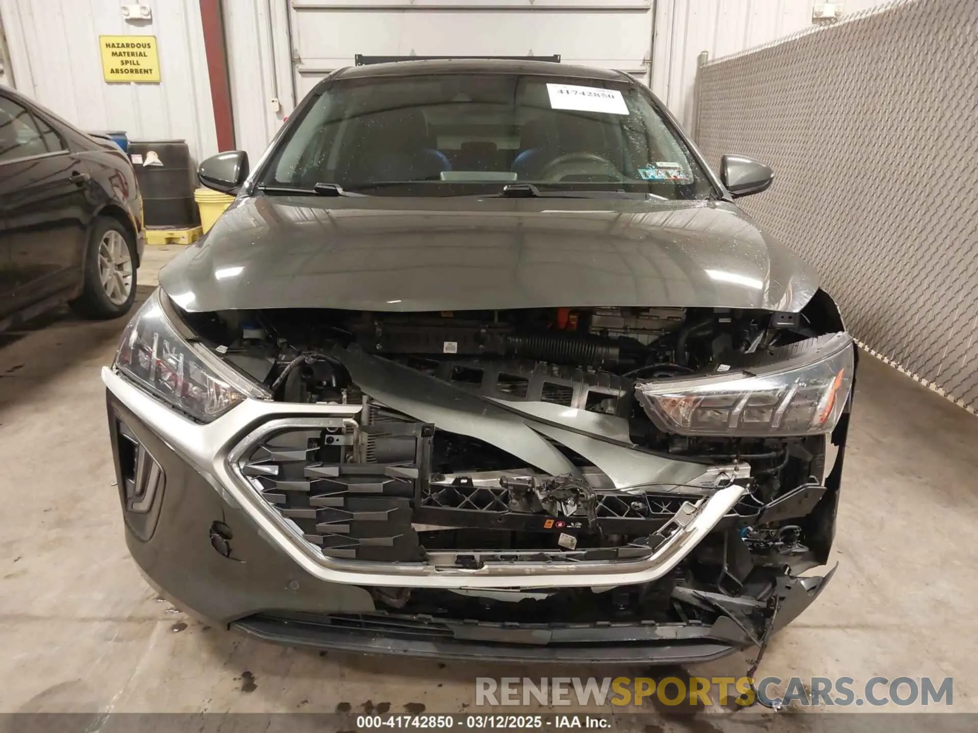 12 fotografías del automóvil dañado KMHC05LC0MU244905 HYUNDAI IONIQ HYBRID 2021