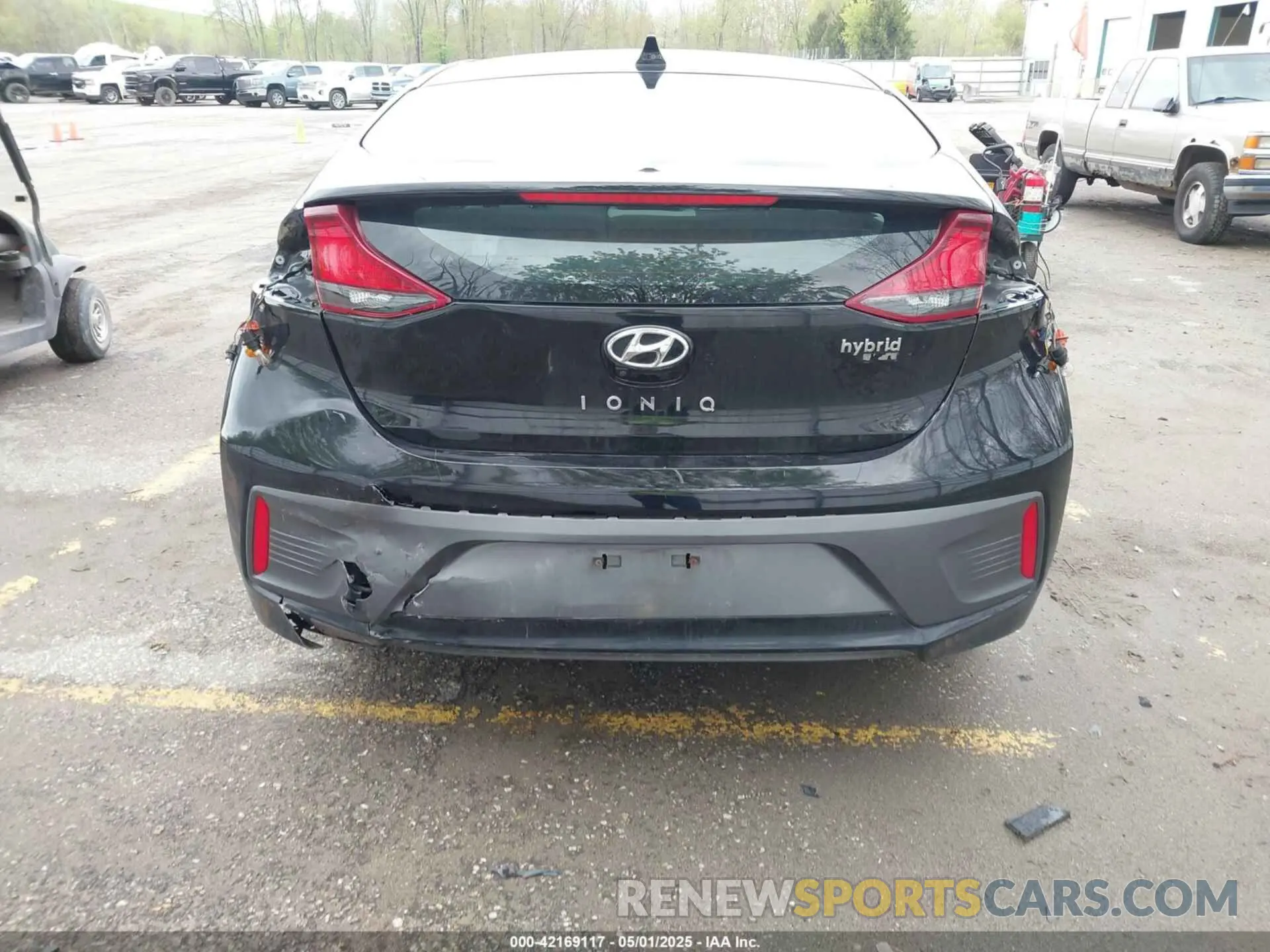 6 fotografías del automóvil dañado KMHC65LC0MU252971 HYUNDAI IONIQ HYBRID 2021