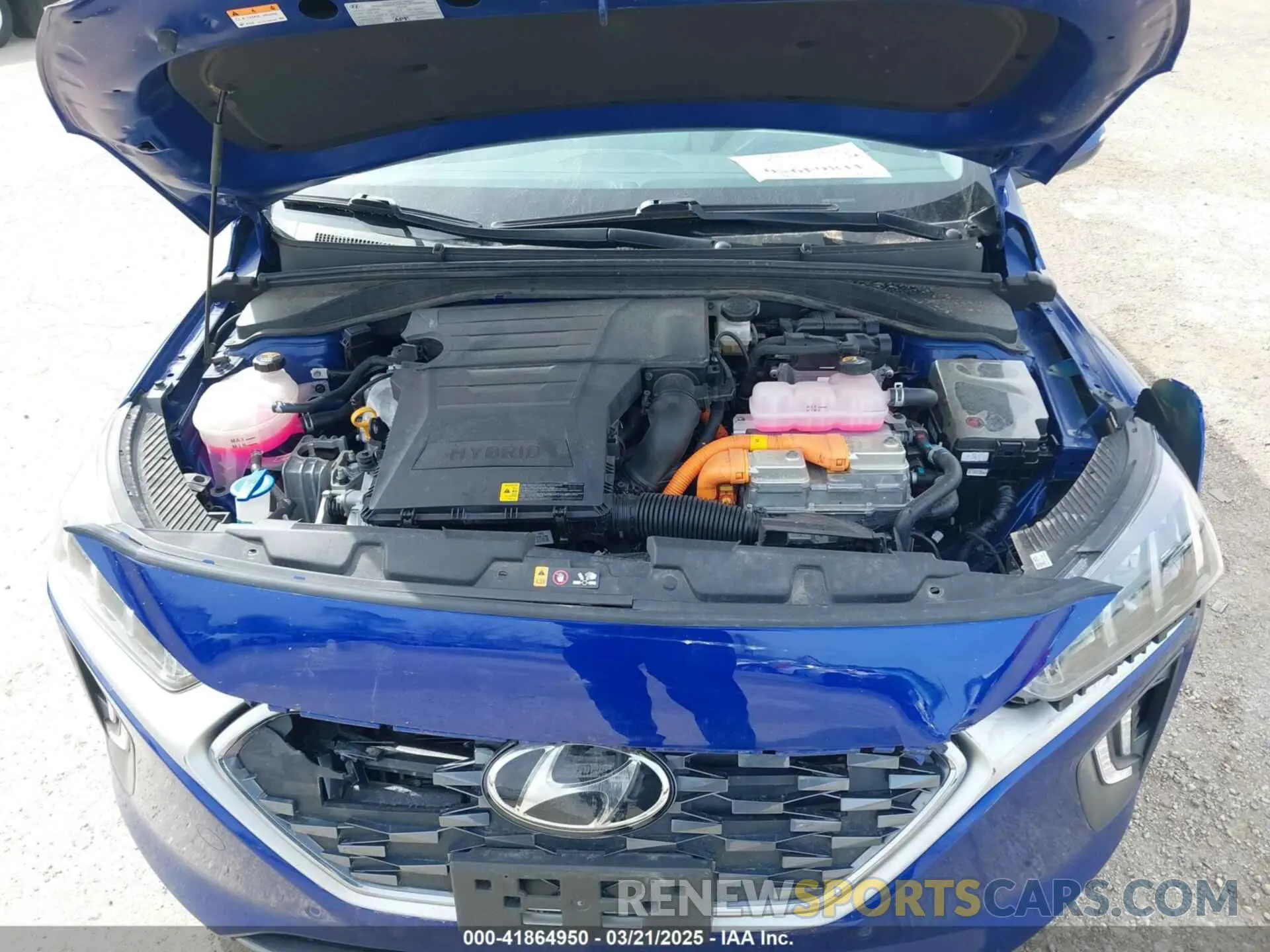 10 fotografías del automóvil dañado KMHC05LC2NU273680 HYUNDAI IONIQ HYBRID 2022