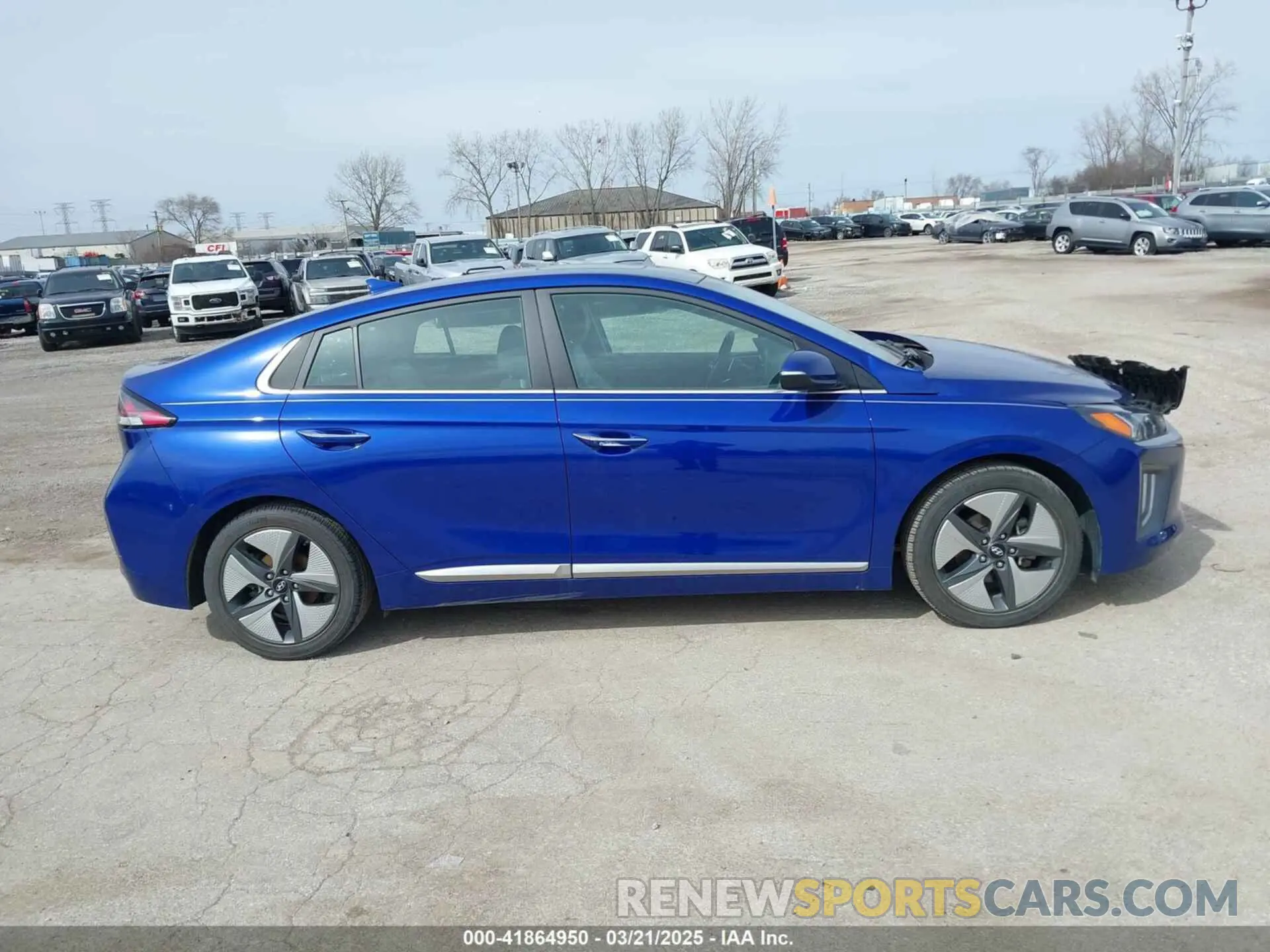 13 fotografías del automóvil dañado KMHC05LC2NU273680 HYUNDAI IONIQ HYBRID 2022
