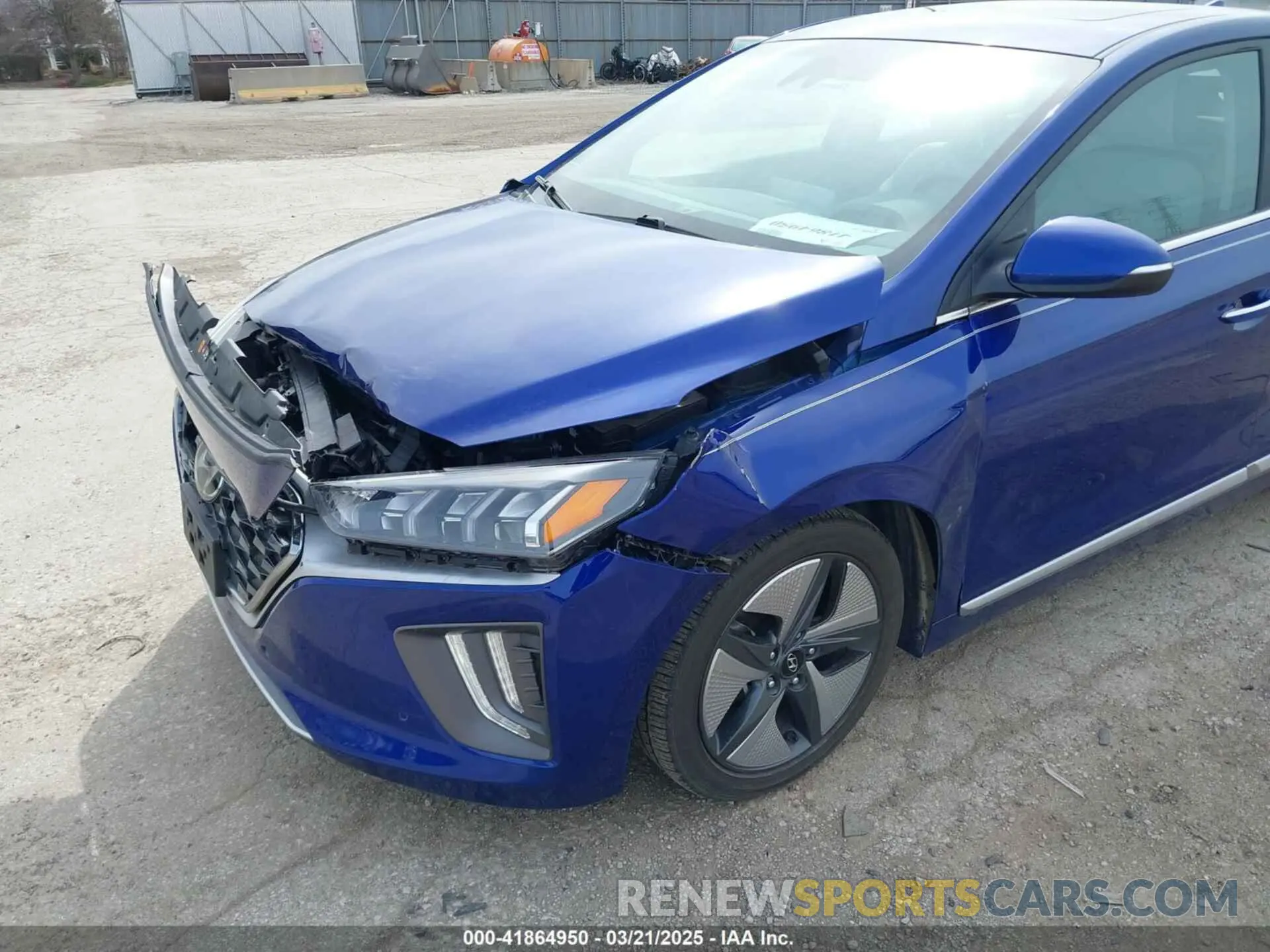 6 fotografías del automóvil dañado KMHC05LC2NU273680 HYUNDAI IONIQ HYBRID 2022