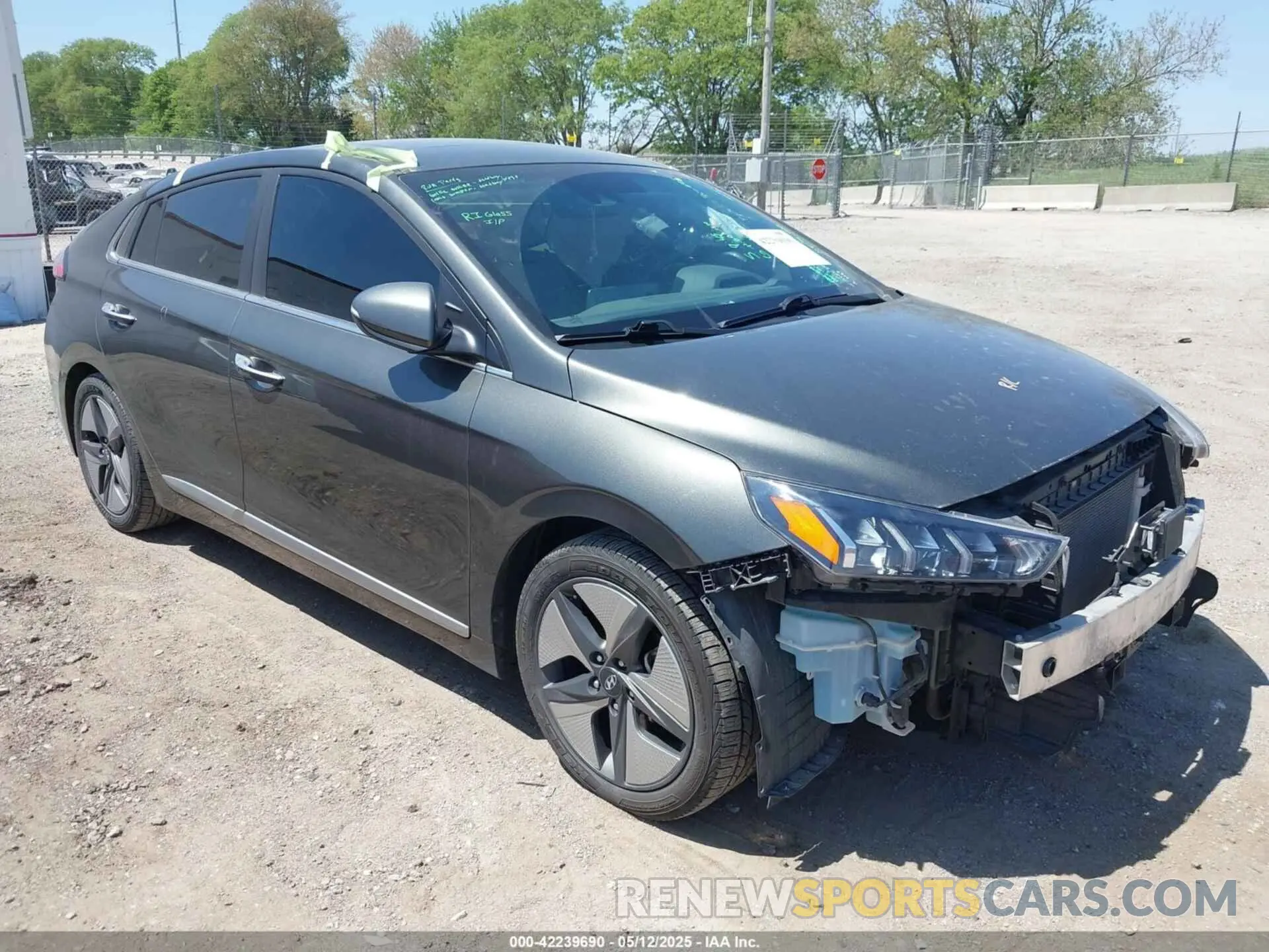 1 fotografías del automóvil dañado KMHC05LC5NU270689 HYUNDAI IONIQ HYBRID 2022