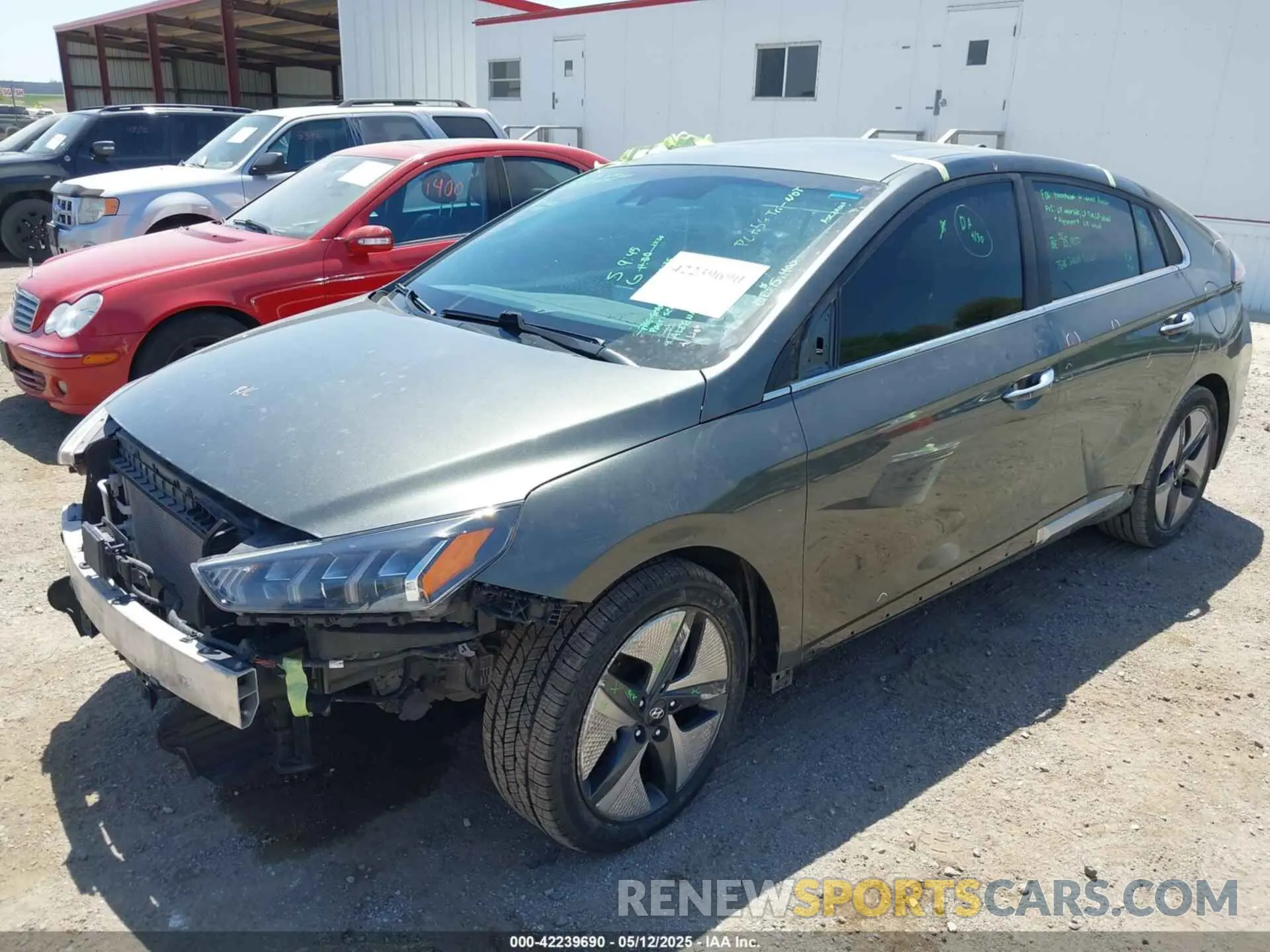 2 fotografías del automóvil dañado KMHC05LC5NU270689 HYUNDAI IONIQ HYBRID 2022