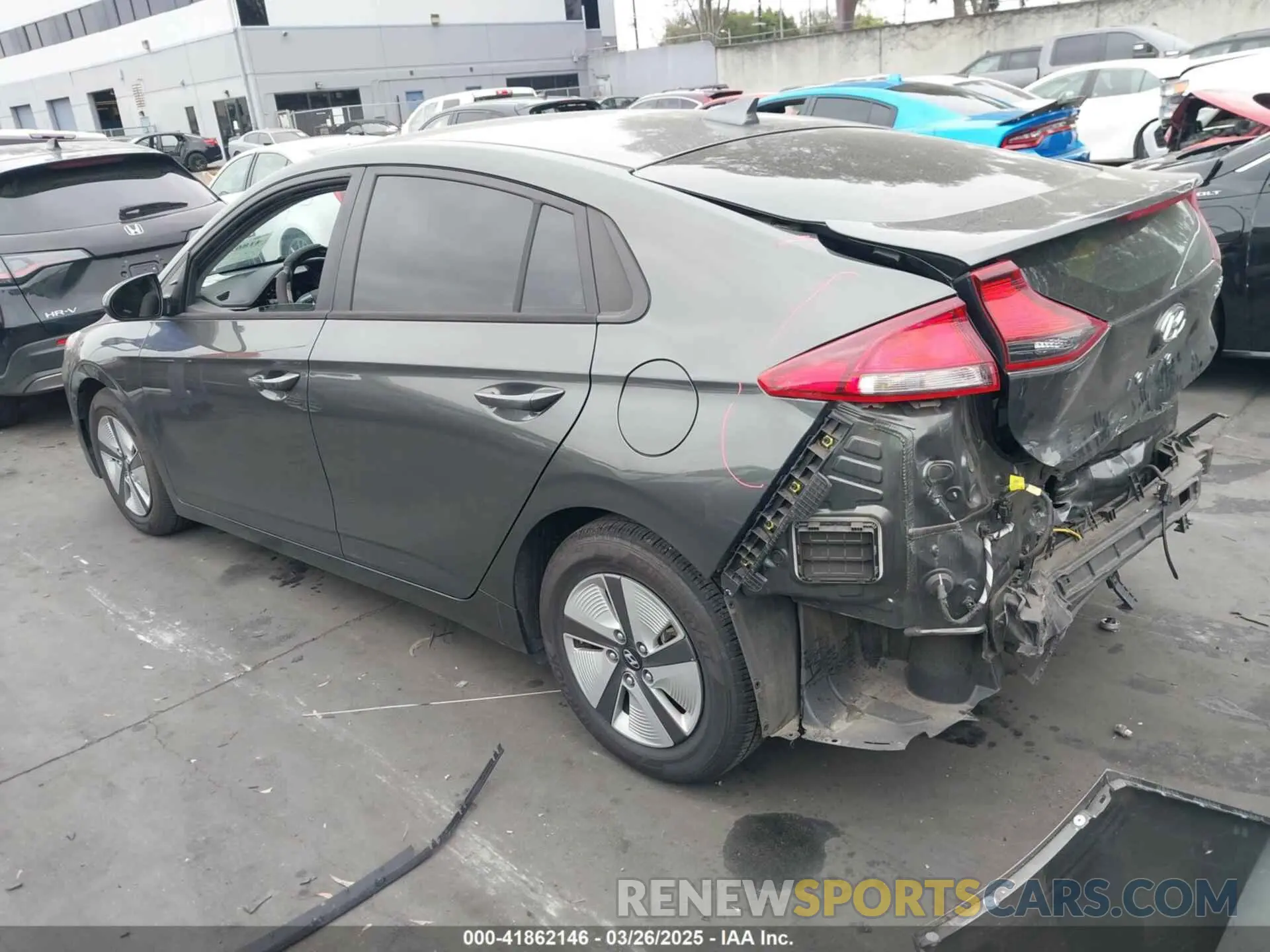3 fotografías del automóvil dañado KMHC65LC0NU281307 HYUNDAI IONIQ HYBRID 2022