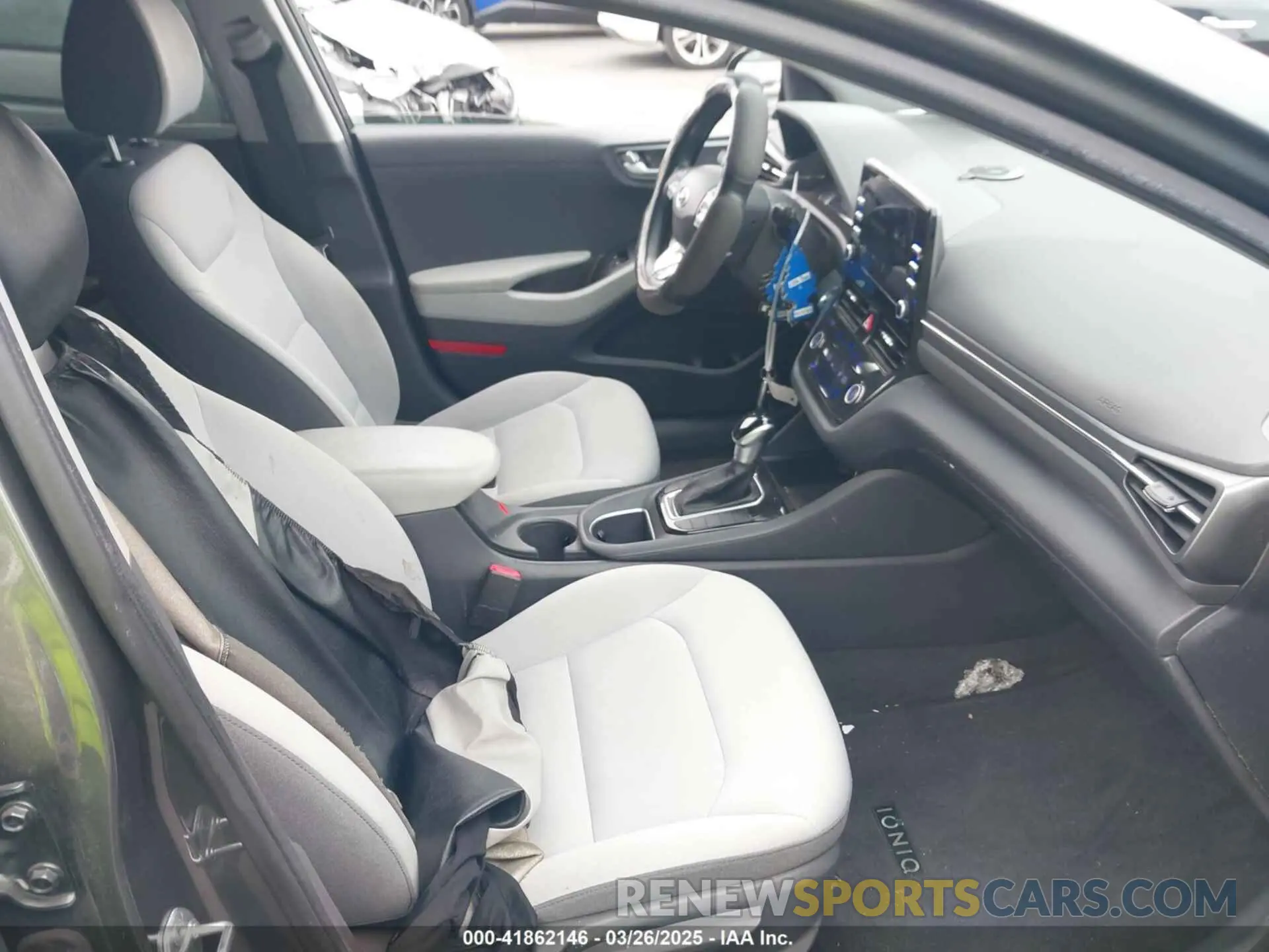 5 fotografías del automóvil dañado KMHC65LC0NU281307 HYUNDAI IONIQ HYBRID 2022
