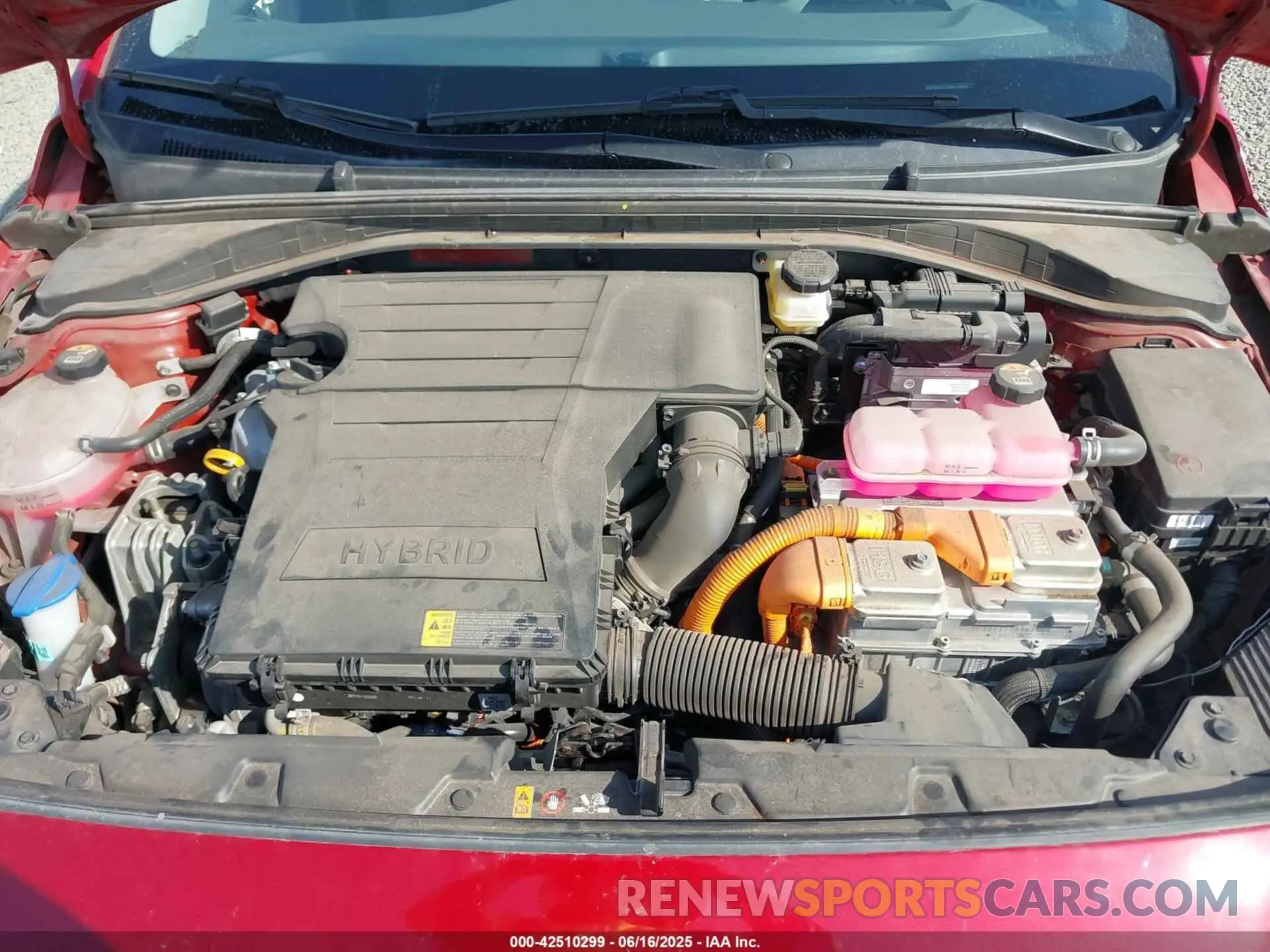 10 fotografías del automóvil dañado KMHC65LC6NU275429 HYUNDAI IONIQ HYBRID 2022
