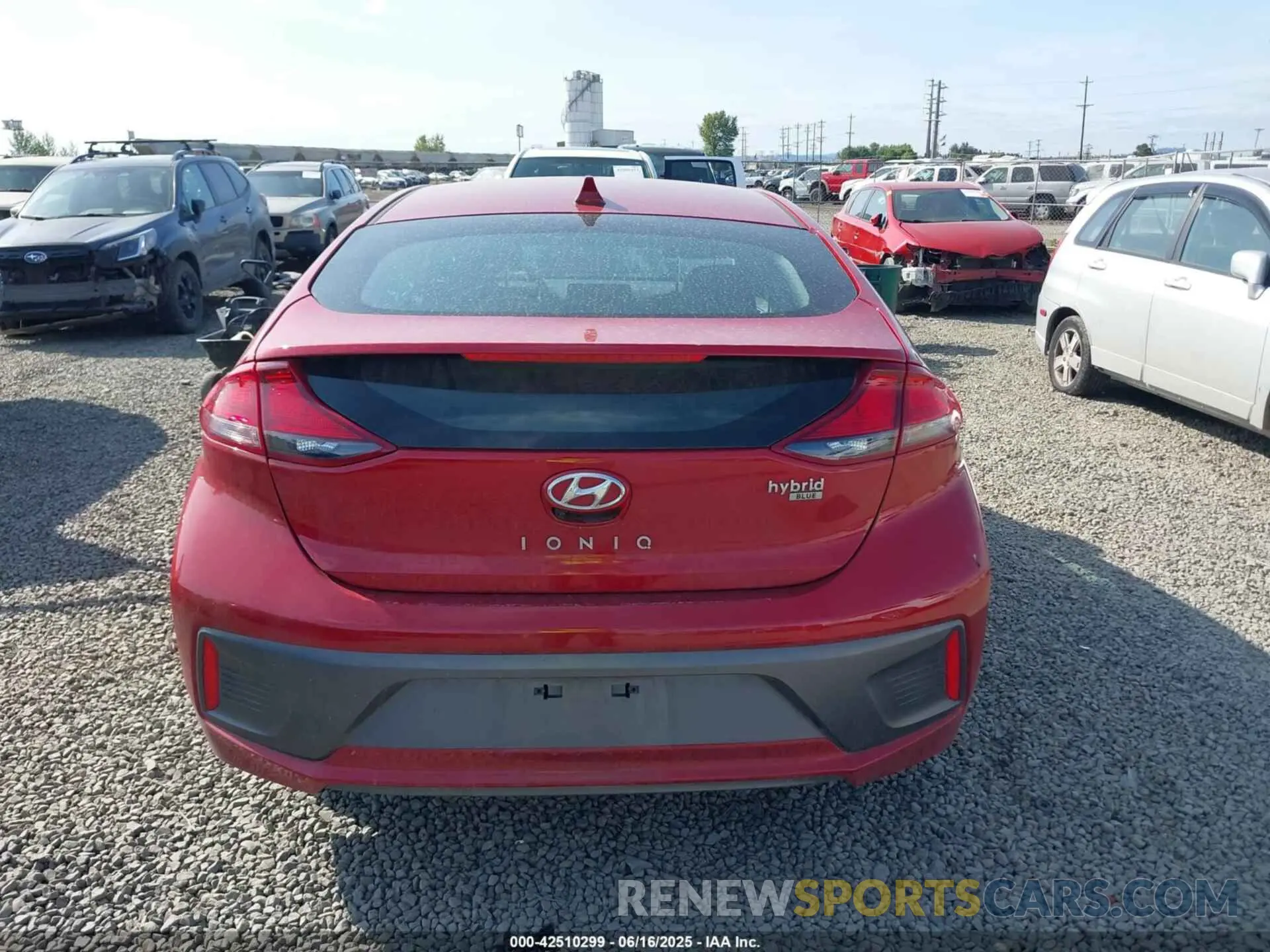 16 fotografías del automóvil dañado KMHC65LC6NU275429 HYUNDAI IONIQ HYBRID 2022