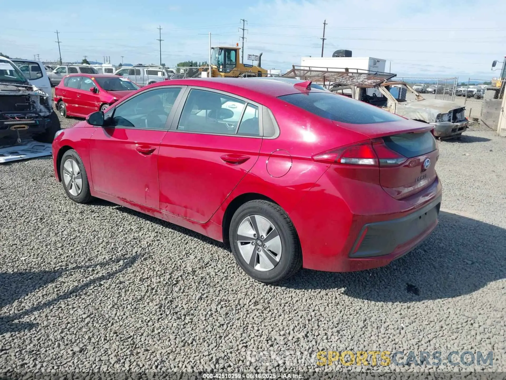 3 fotografías del automóvil dañado KMHC65LC6NU275429 HYUNDAI IONIQ HYBRID 2022