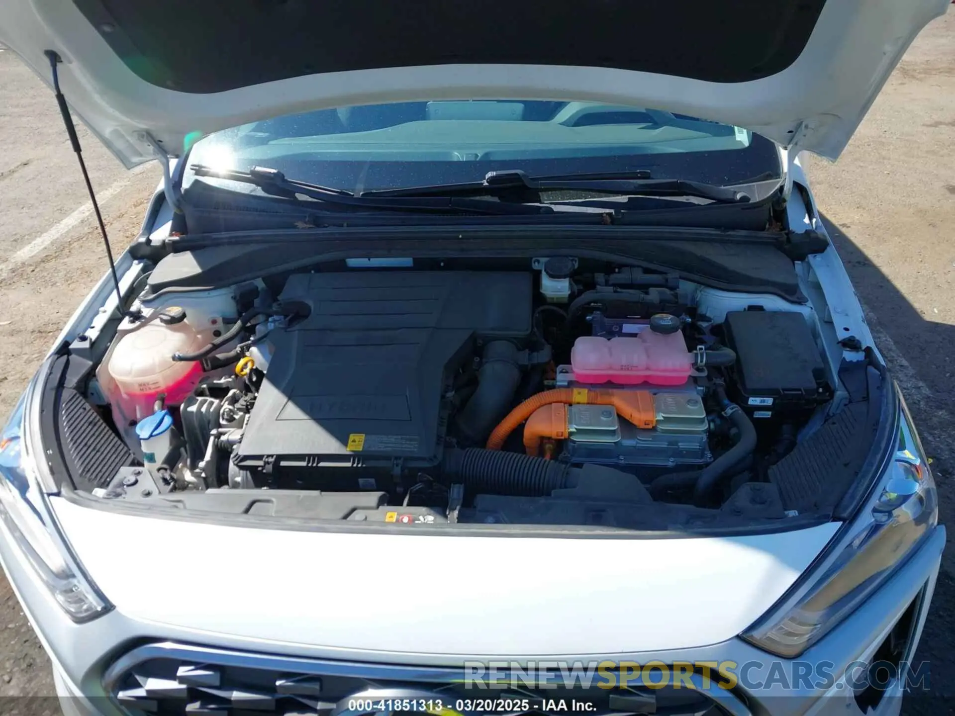 10 fotografías del automóvil dañado KMHC75LC1NU268983 HYUNDAI IONIQ HYBRID 2022